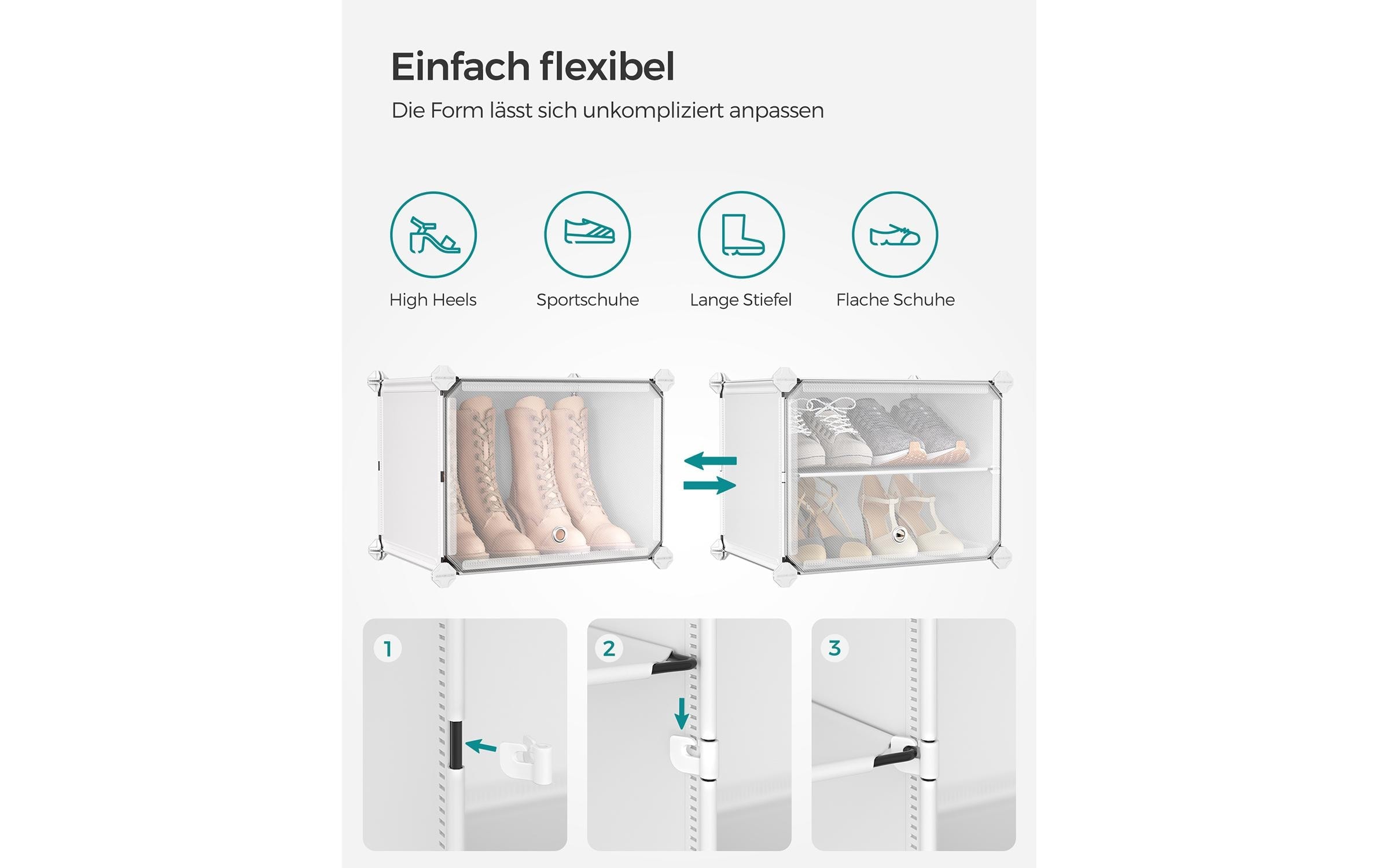 SONGMICS Schuhregal »82 x 92 cm«