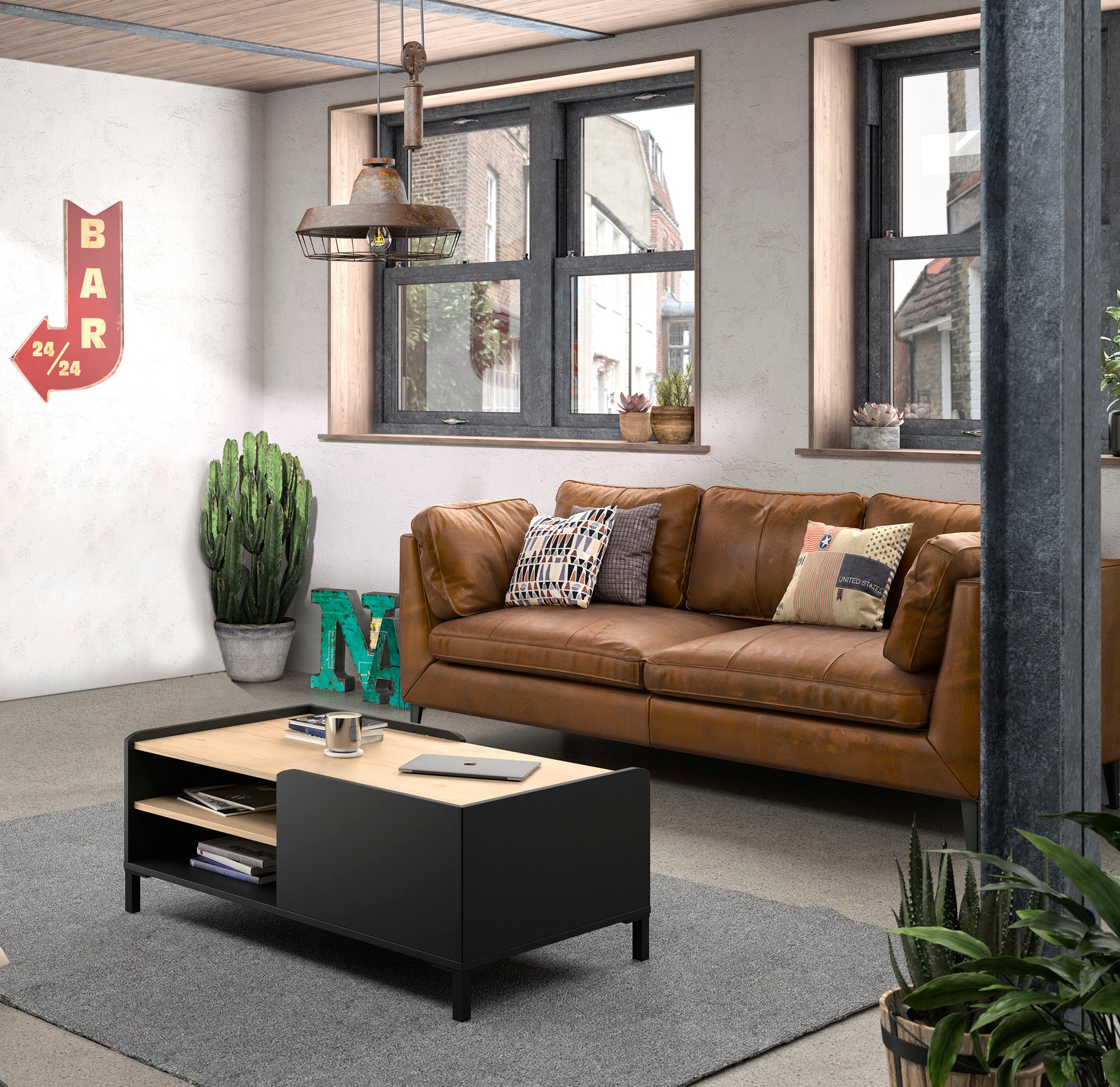 Image of Gami Couchtisch »Amsterdam«, in zweifarbiger Optik bei Ackermann Versand Schweiz