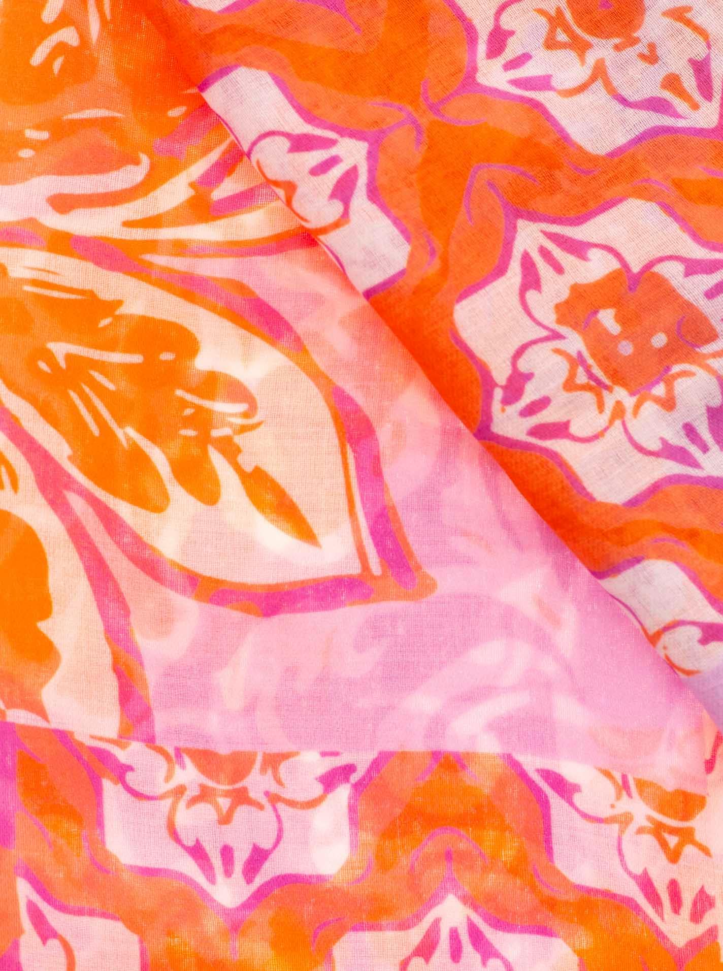 Zwillingsherz Modeschal »"Paisley"« transparent, aquarell Print, Schriftzug