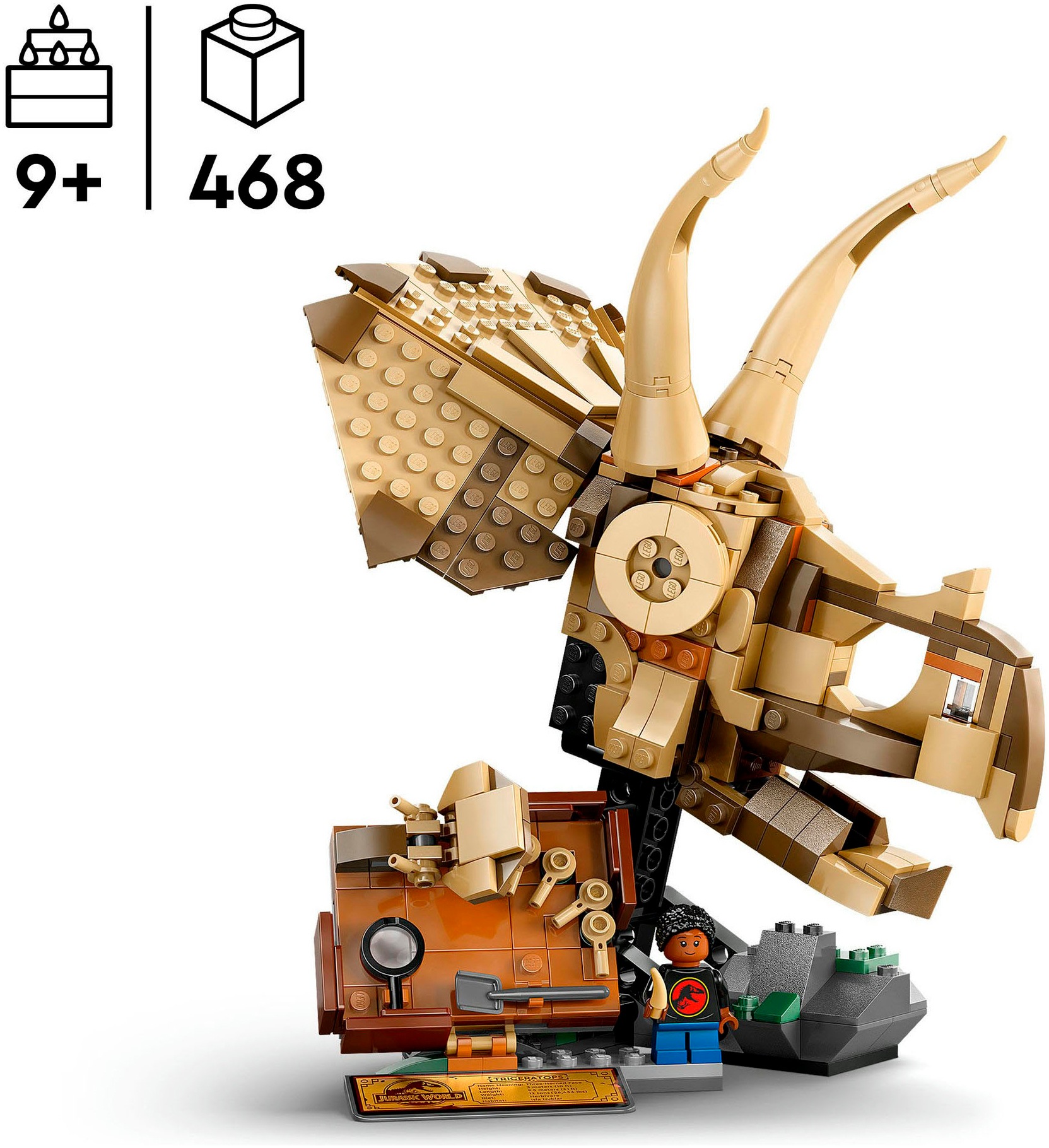LEGO® Konstruktionsspielsteine »Dinosaurier-Fossilien: Triceratops-Schädel (76969)« LEGO Jurassic WorldLEGO DUPLO Town; Made in Europe Made in Europe