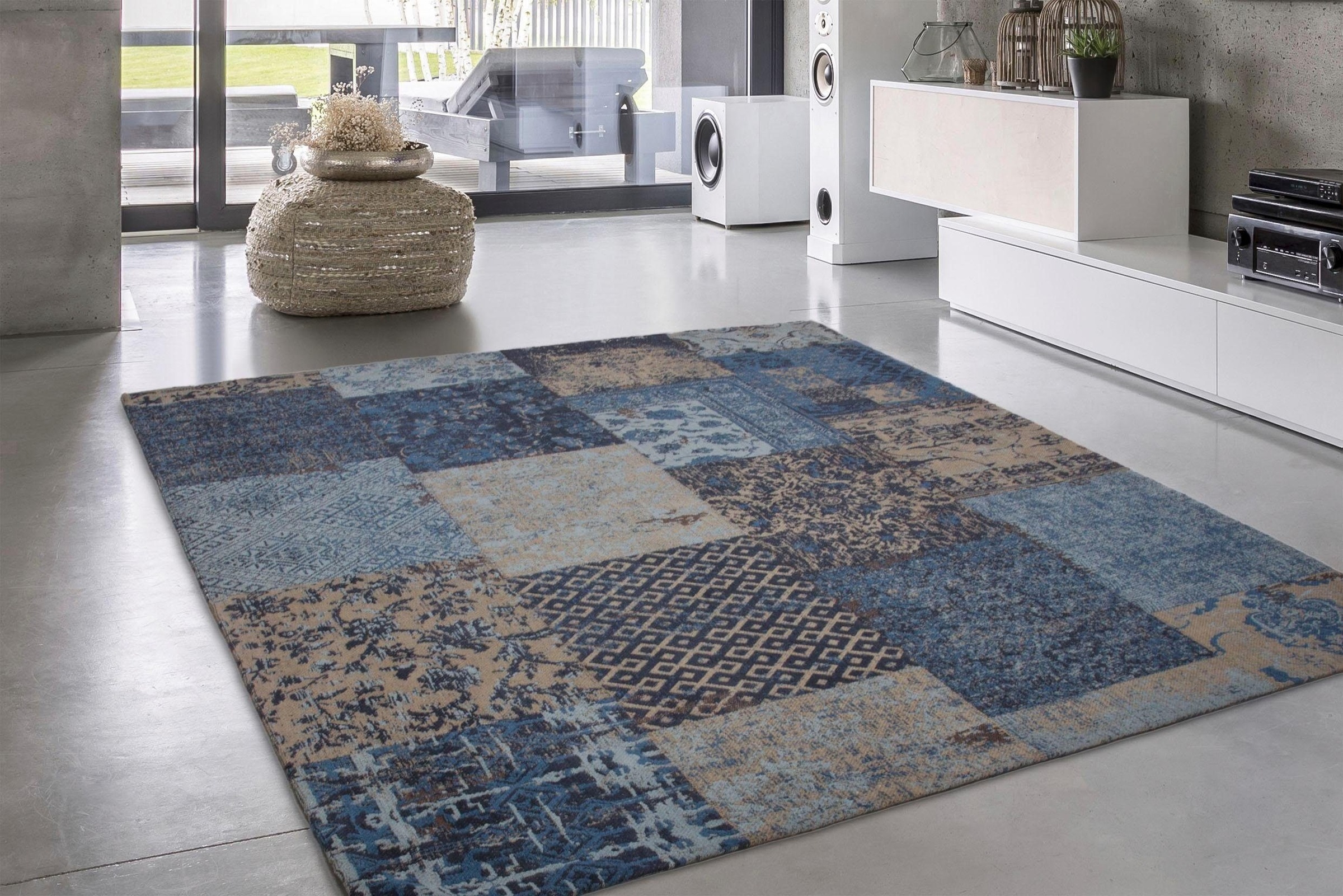 calo-deluxe Teppich »Kefes 250«, rechteckig, 8 mm Höhe, reine Baumwolle, Wohnzimmer