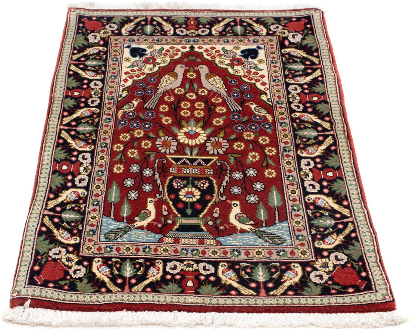 Image of morgenland Wollteppich »Yalameh Durchgemustert Rosso scuro 300 x 202 cm«, rechteckig, 1 mm Höhe, Unikat mit Zertifikat bei Ackermann Versand Schweiz