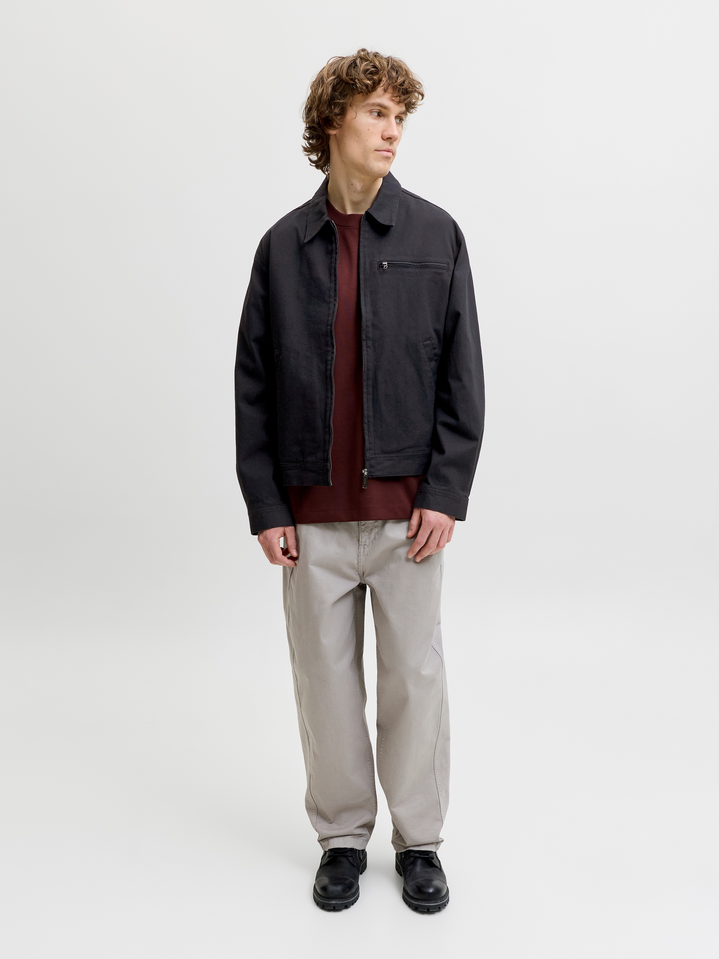Jack & Jones Kurzjacke »JJETEO WORKER JACKET NOOS« Baumwolle,