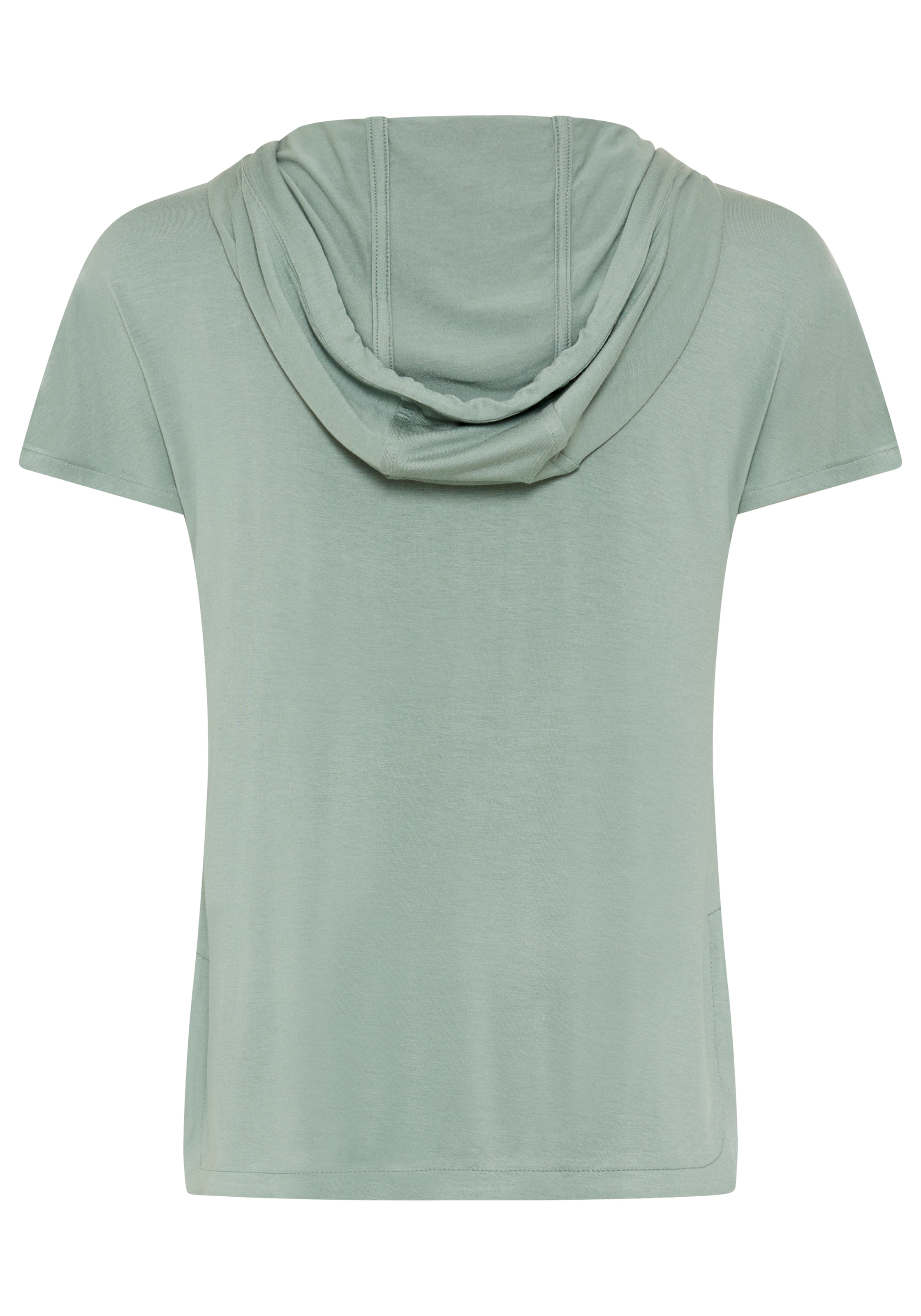 KangaROOS Chemisier à chemise figurumspielendes Blusentop, mit angeschnittenen Ärmeln