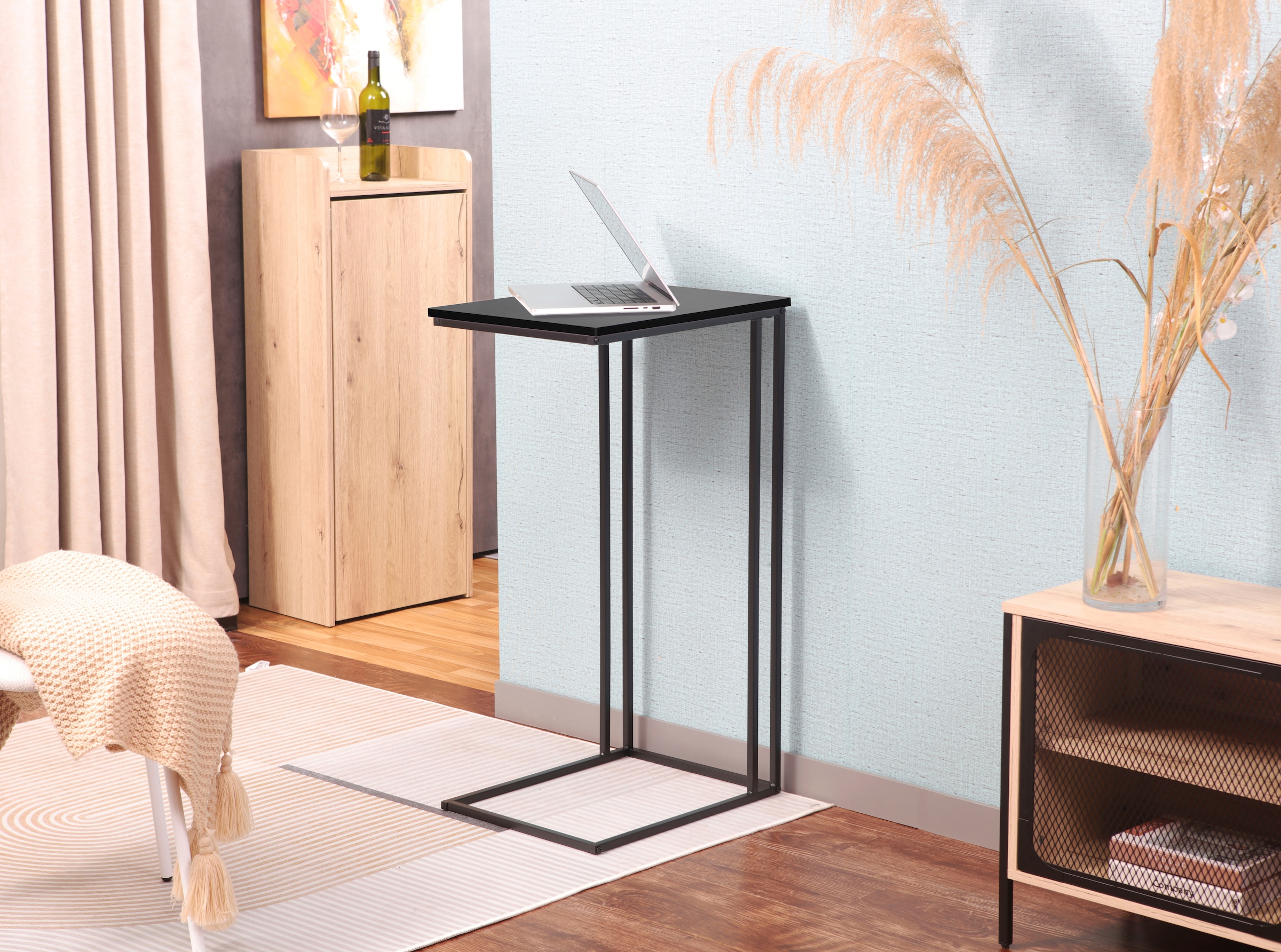 Home affaire Table d'appoint »Sterling« 1 cuis tlg. Nachttisch für ein Boxspringbett - Couchtisch (B/T/H): 50/40/91 cm