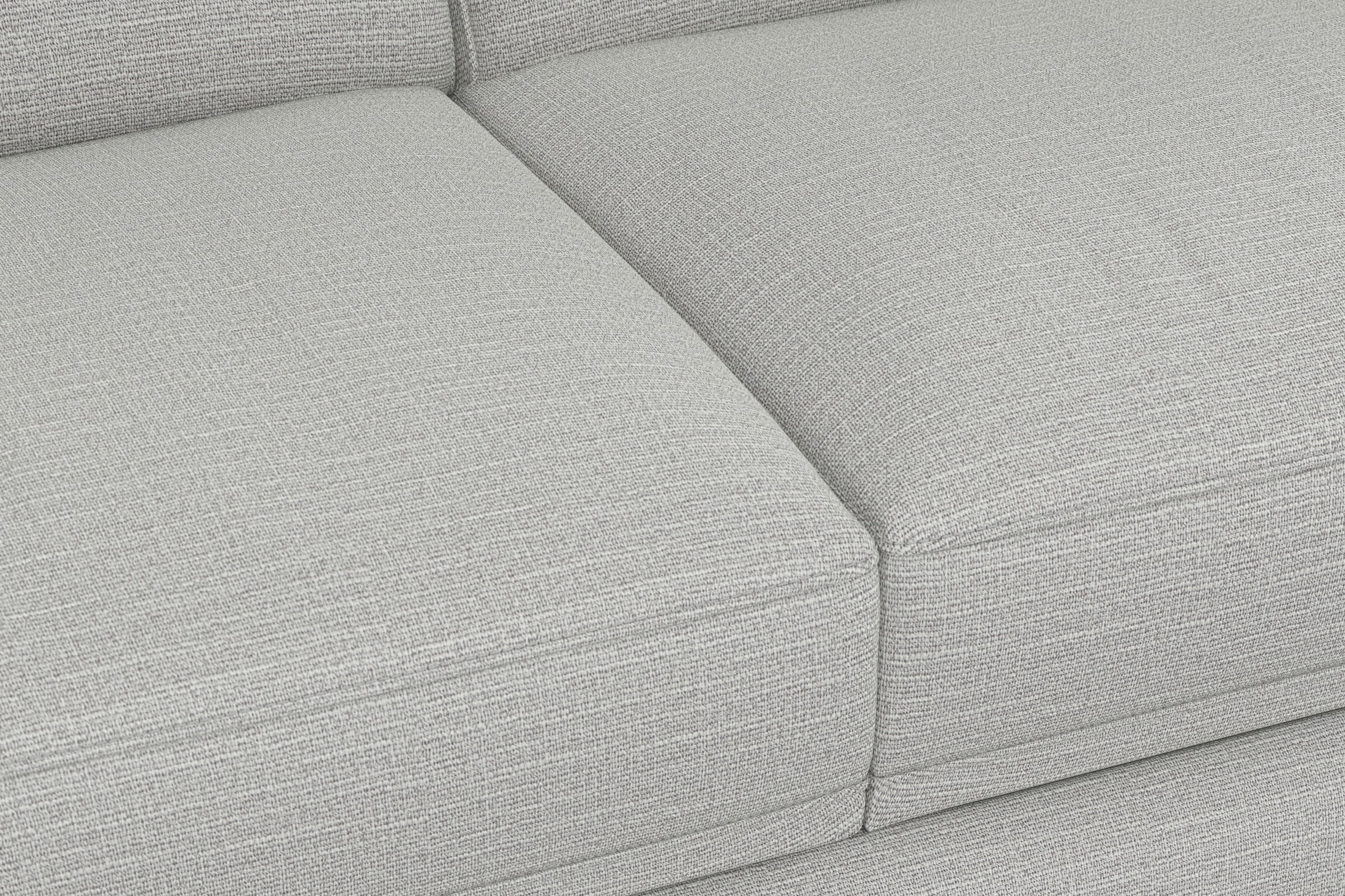 sit&more Wohnlandschaft »Dundee U-Form« mit Federkern und Edelstahlfüssen, wahlweise mit Kopfteilverstellung