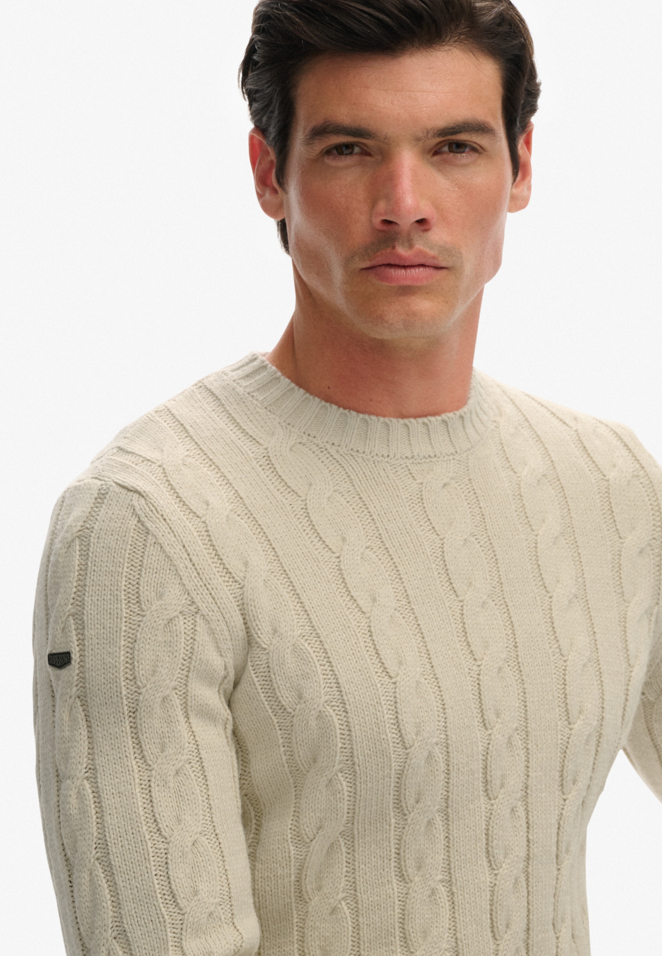 Superdry Strickpullover »JACOB CABLE JUMPER«