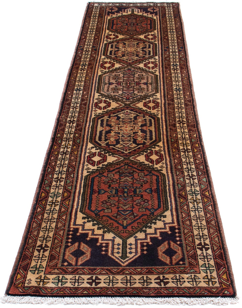 Image of morgenland Hochflor-Läufer »Hamadan Medaillon 280 x 80 cm«, rechteckig, 1 mm Höhe, Handgeknüpft bei Ackermann Versand Schweiz