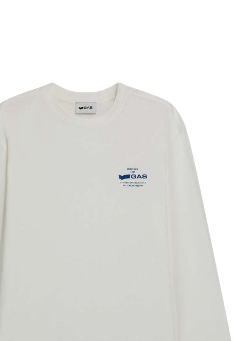 GAS Langarmshirt »Gas Langarmshirt Dharis M/L 1984 Logo«