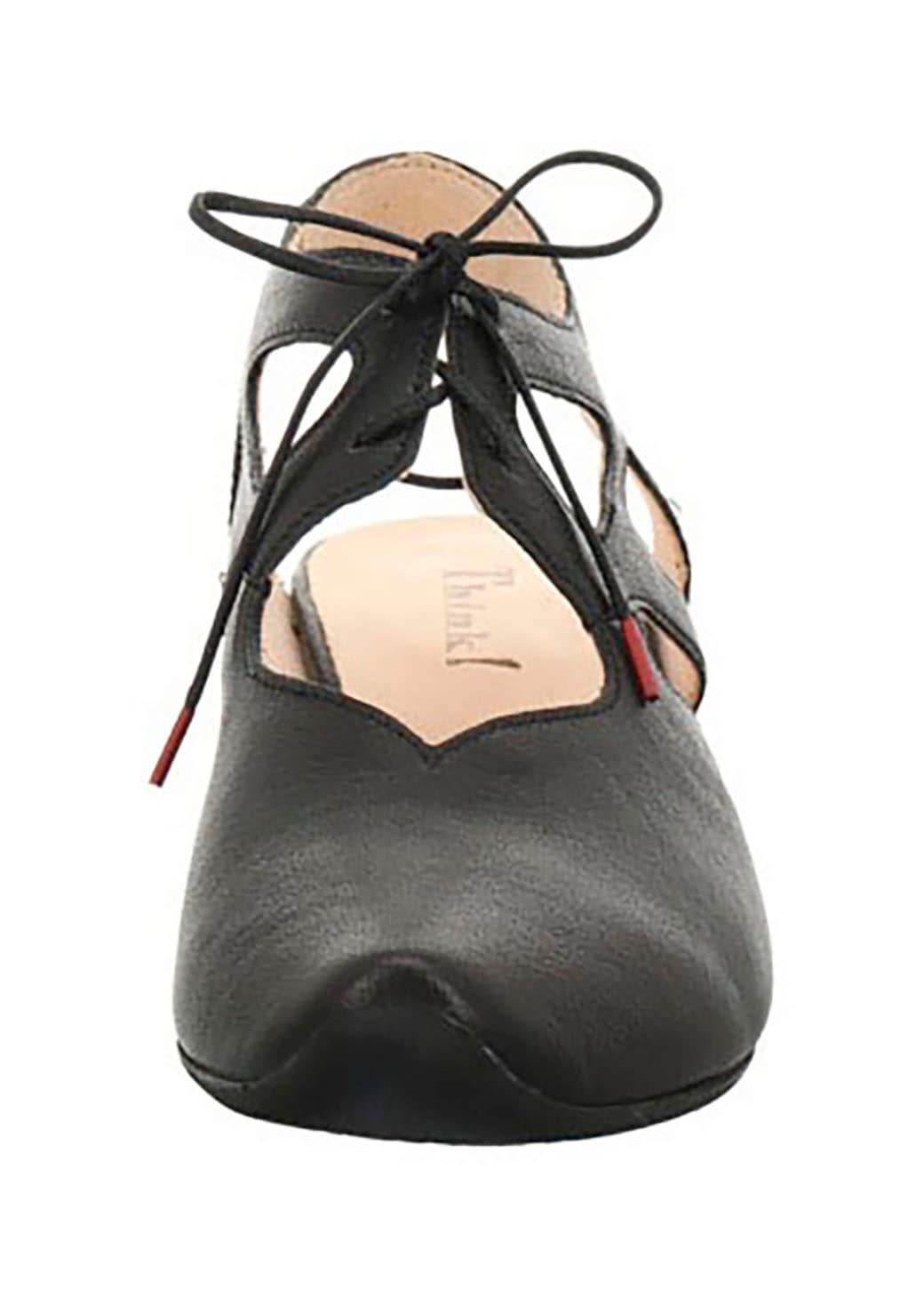 Think! Slingpumps »DAMEN«, Schnürpumps, Sommerschuh, Trichterabsatz, mit feiner Musterung