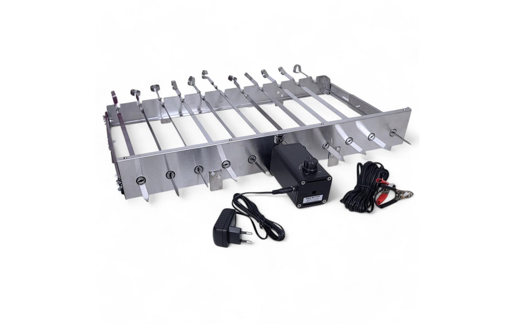   Broche à barbecue »GRILLPETER Drehspiessaufsatz für 11 Spiesse«