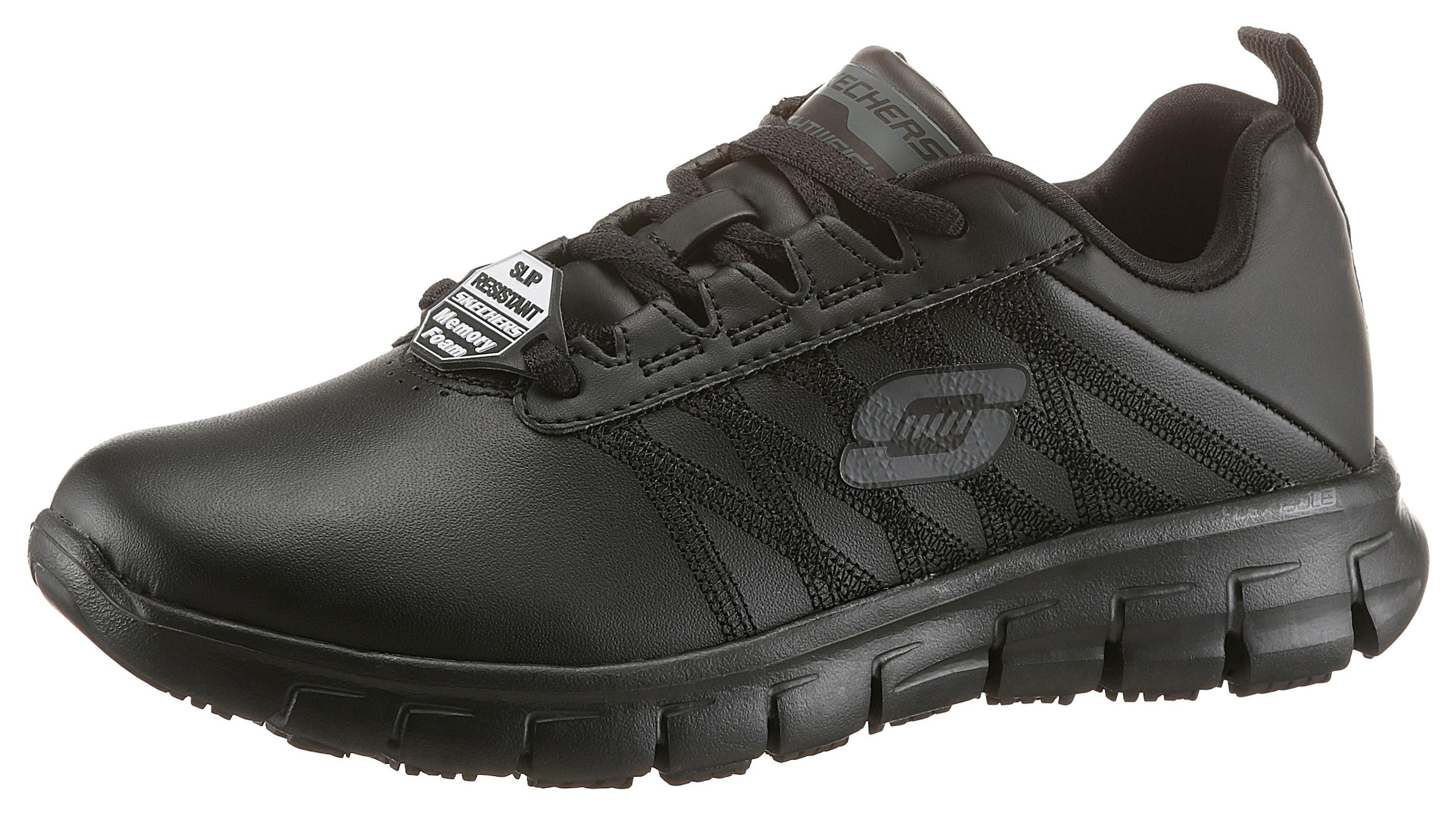 ♕ Skechers Berufsschuh Track Erath Schnürschuh«, rutschhemmender auf »Sure versandkostenfrei mit Laufsohle