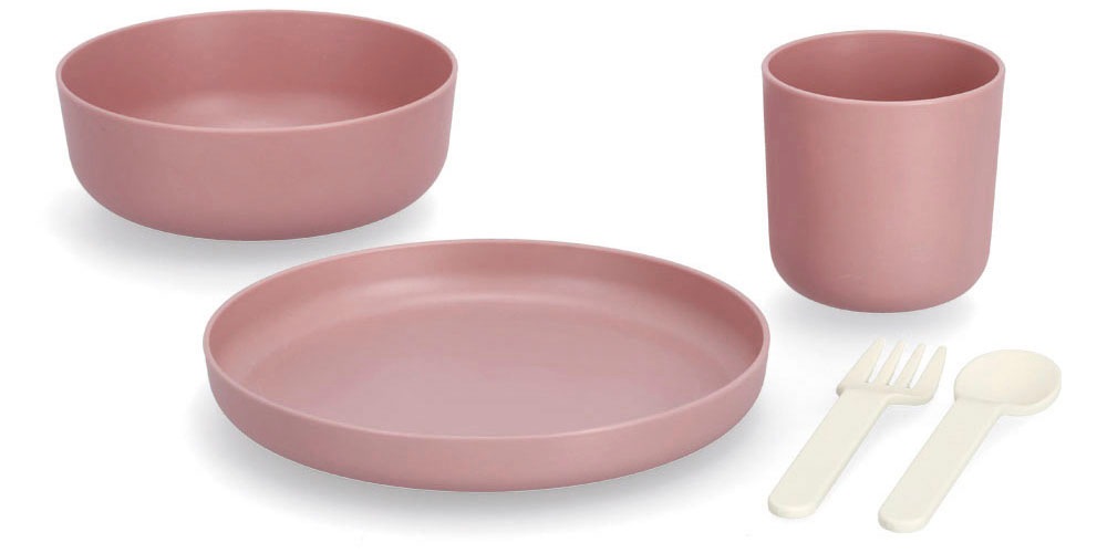 Zeller Present Kindergeschirr-Set (je 1 Teller, Schüssel, Tasse, Gabel, Löffel)