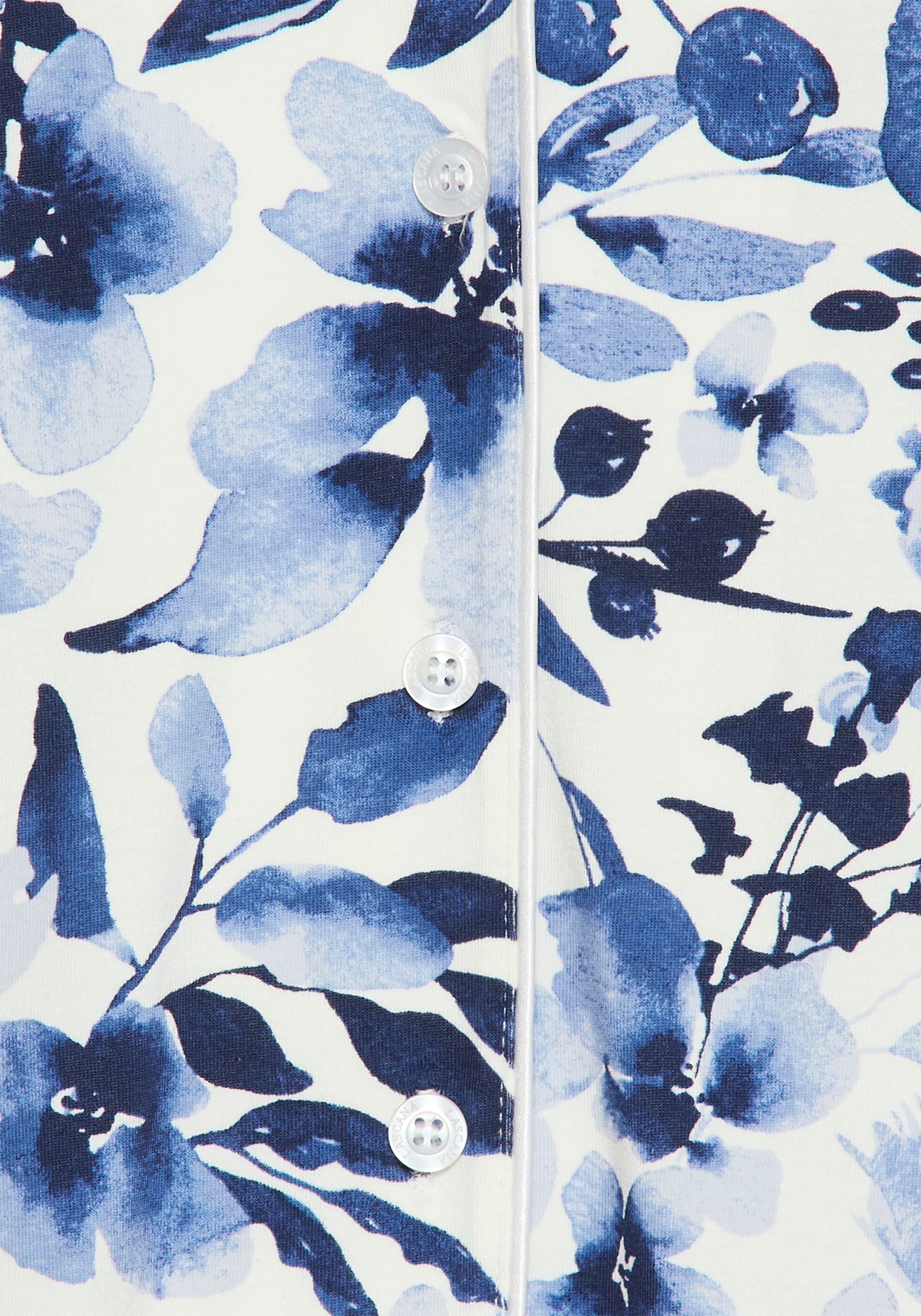 LASCANA Pyjama Ensemble, 2 mit Blumen-Alloverprint