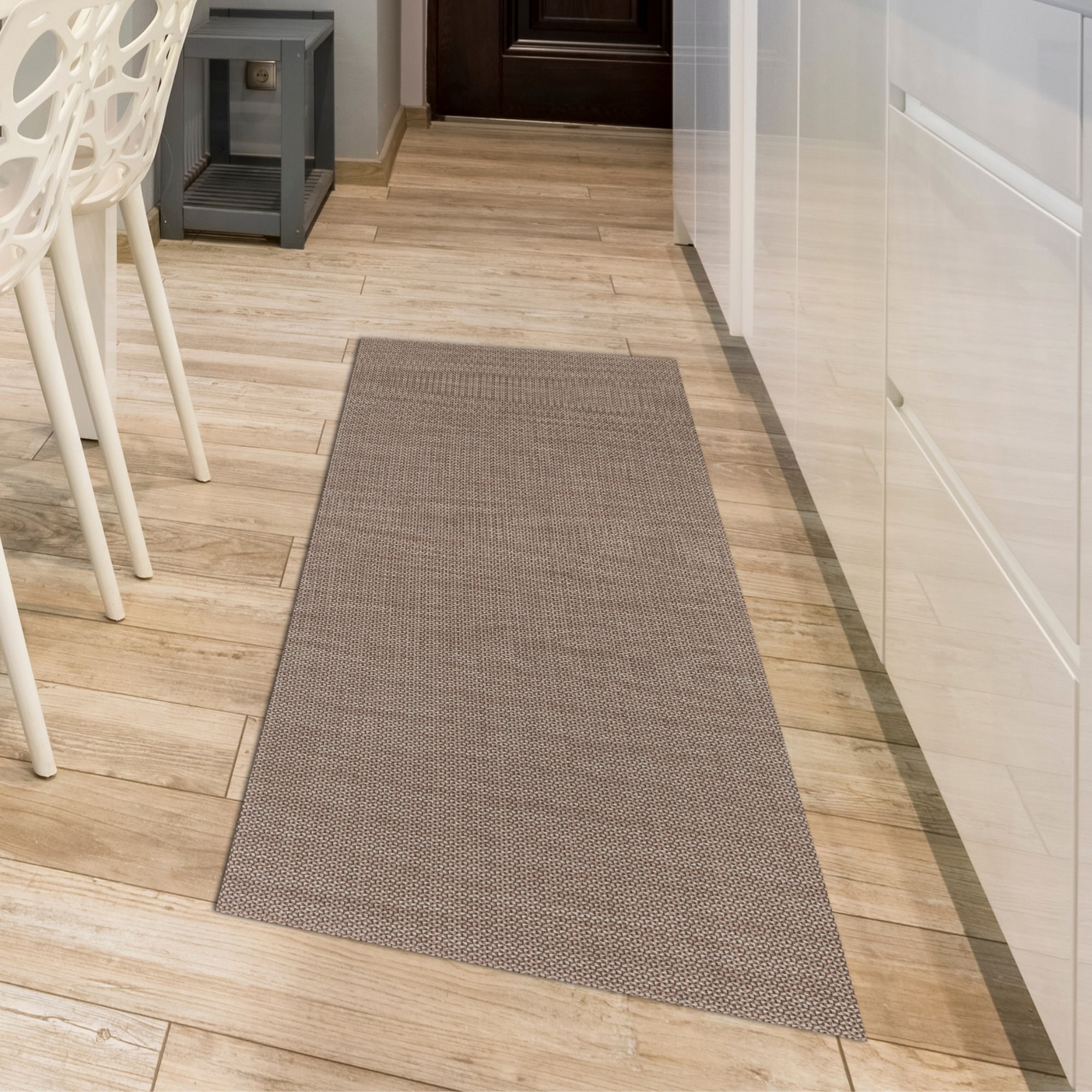 Image of Andiamo Küchenläufer "Soft" rechteckig 5 mm Höhe Vinyl-Küchenläufer, meliert, Flechtoptik, rutschhemmend