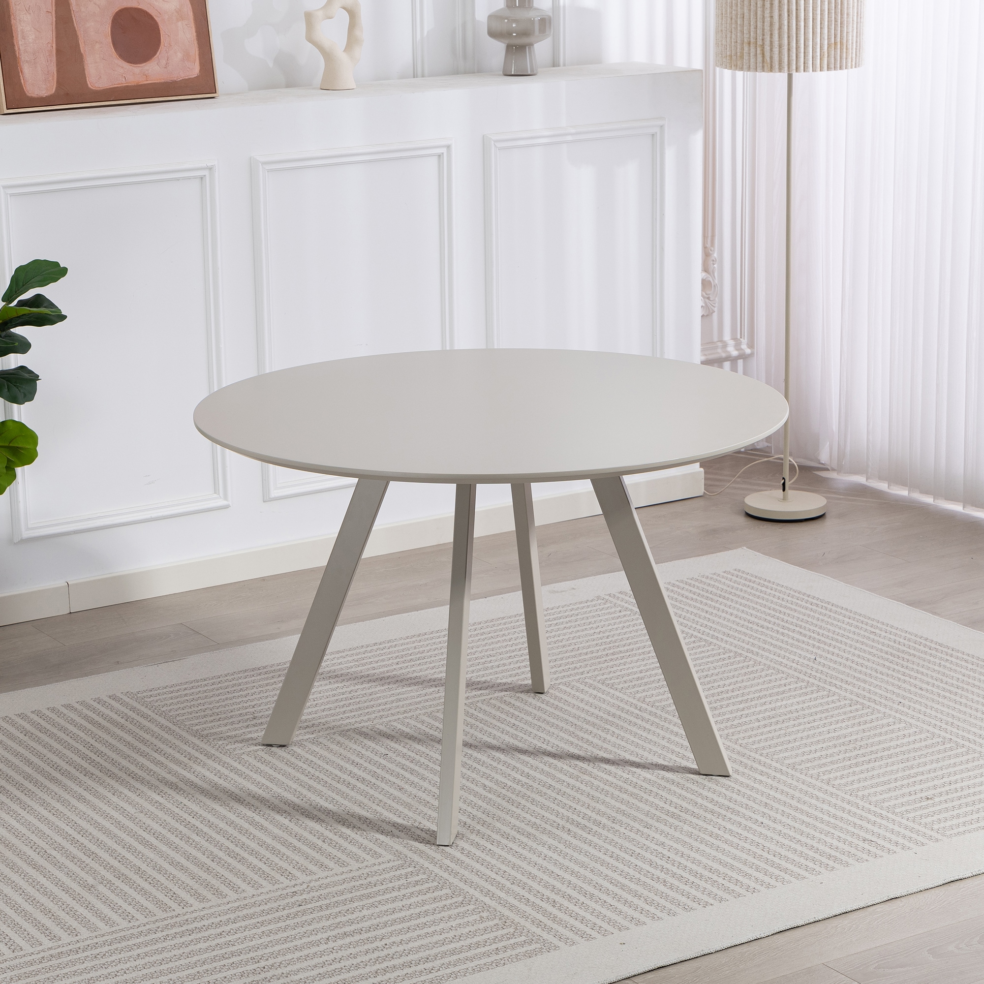 Image of Duo Collection Esstisch "Tisch Pina" 1 Stk. tlg. Lackierte Oberfläche, Cashmere Farben