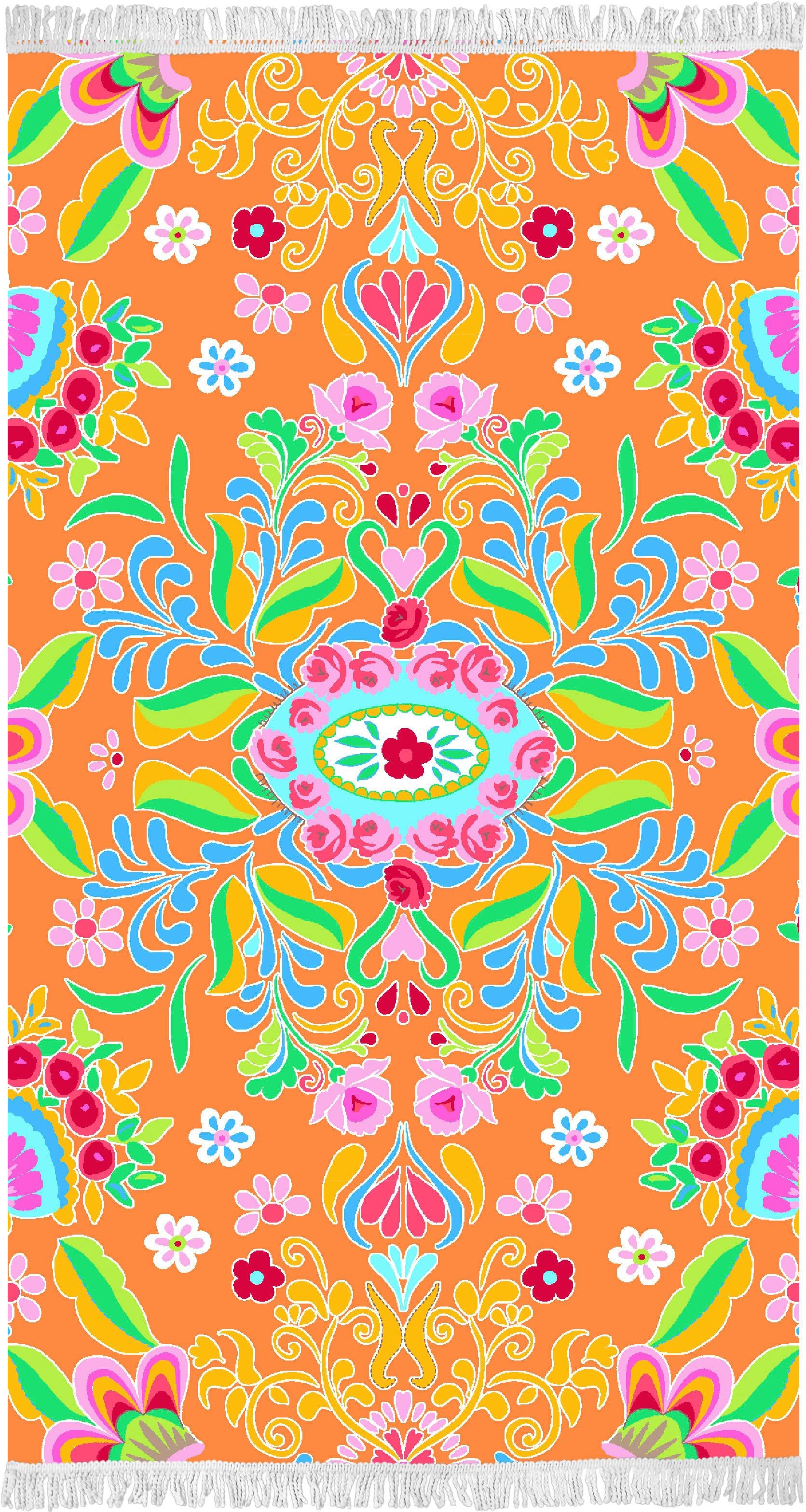 Image of Happiness Strandtuch »Zabrina«, (1 St.), mit Blumendruck bei Ackermann Versand Schweiz