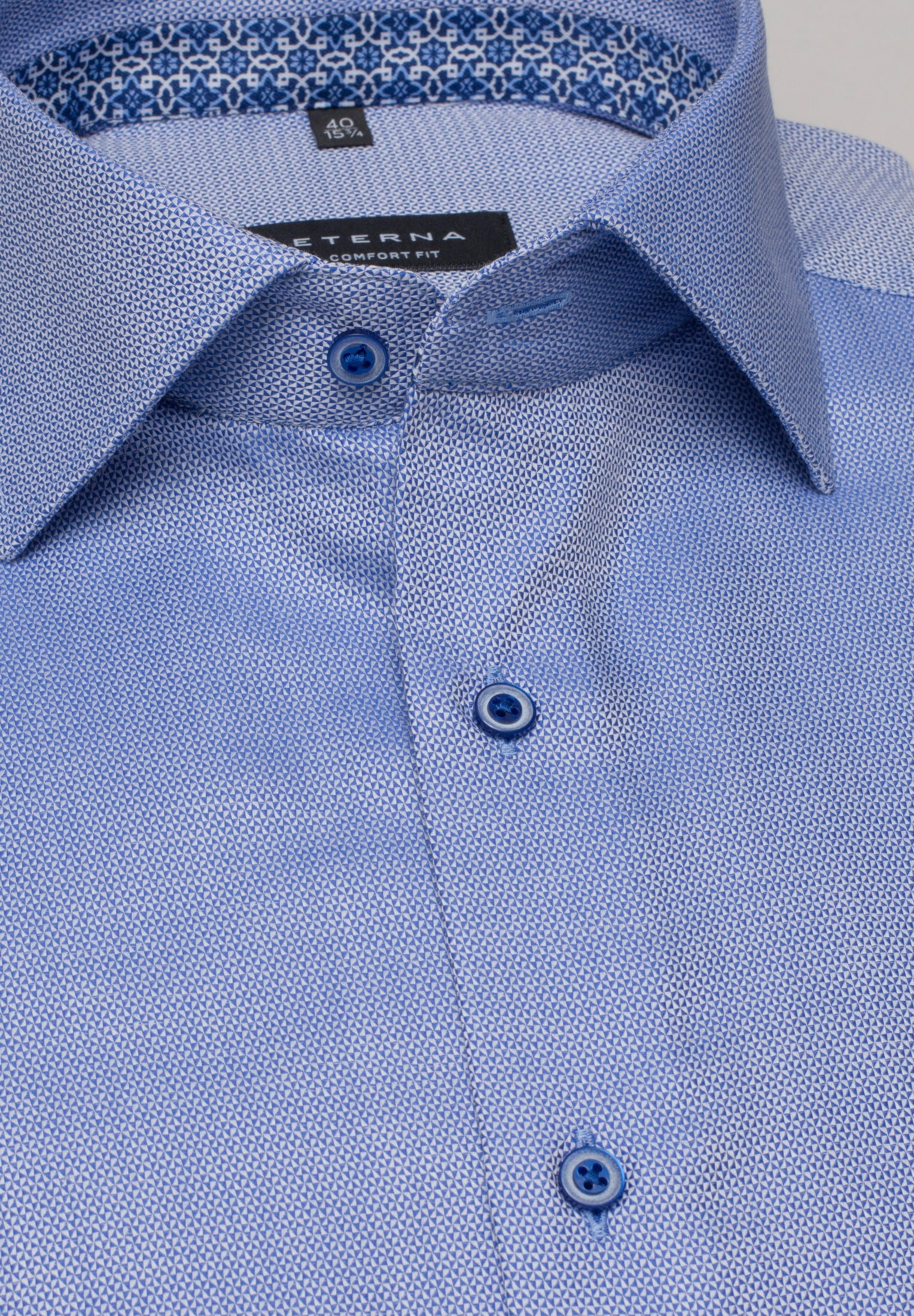Eterna Langarmhemd »COMFORT FIT«, NON IRON (bügelfrei)
