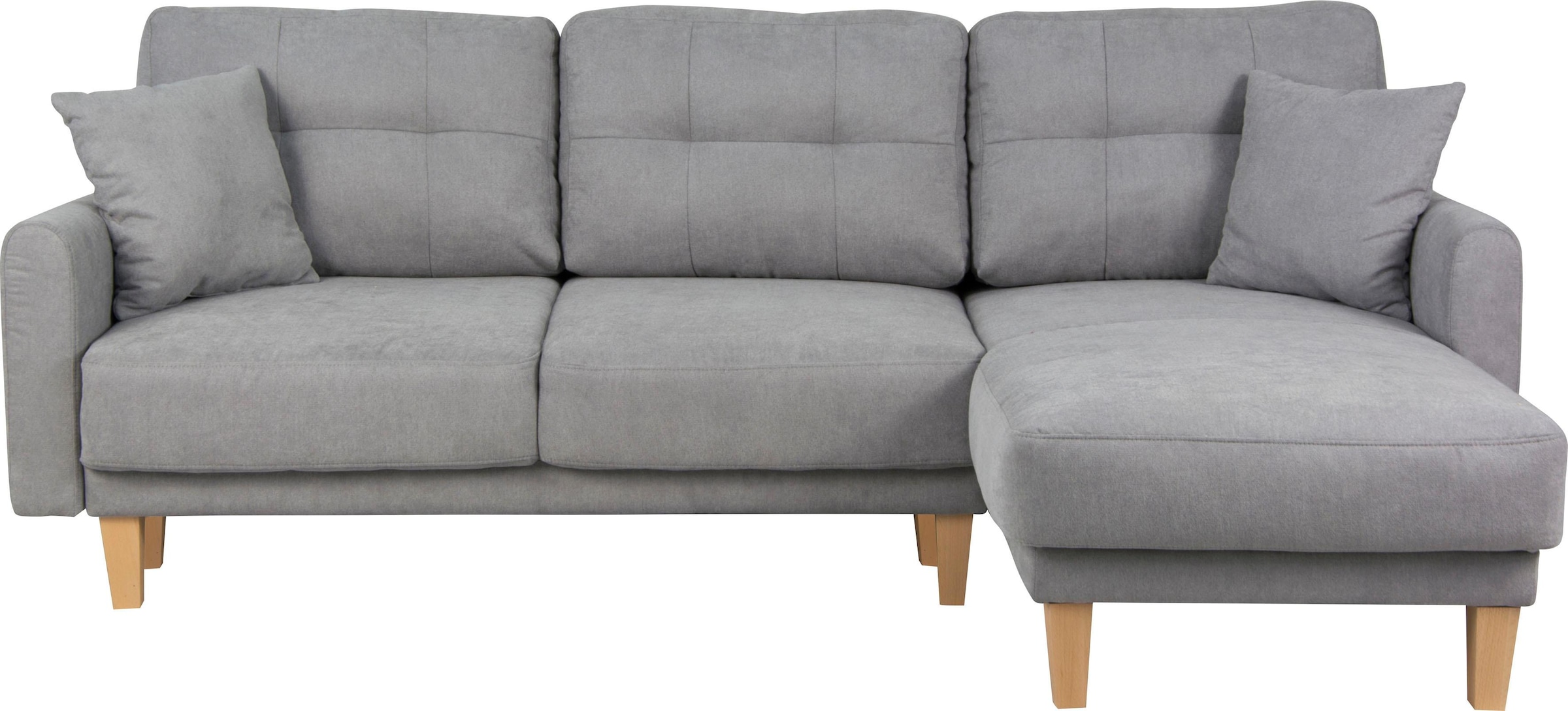 Home affaire Ecksofa »TRIPLO optionale Schlafsofa mit Bettkasten, Masse B/T/H: 234/164/89 cm« L-Form wahlweise mit Bettfunktion - Liegefläche 132x210 cm