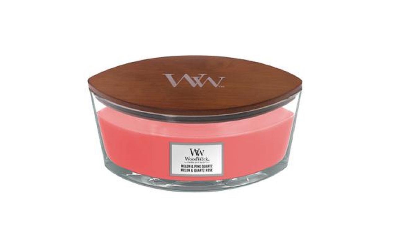Image of Woodwick Duftkerze »Melon & Pink Quartz Ellipse« bei Ackermann Versand Schweiz