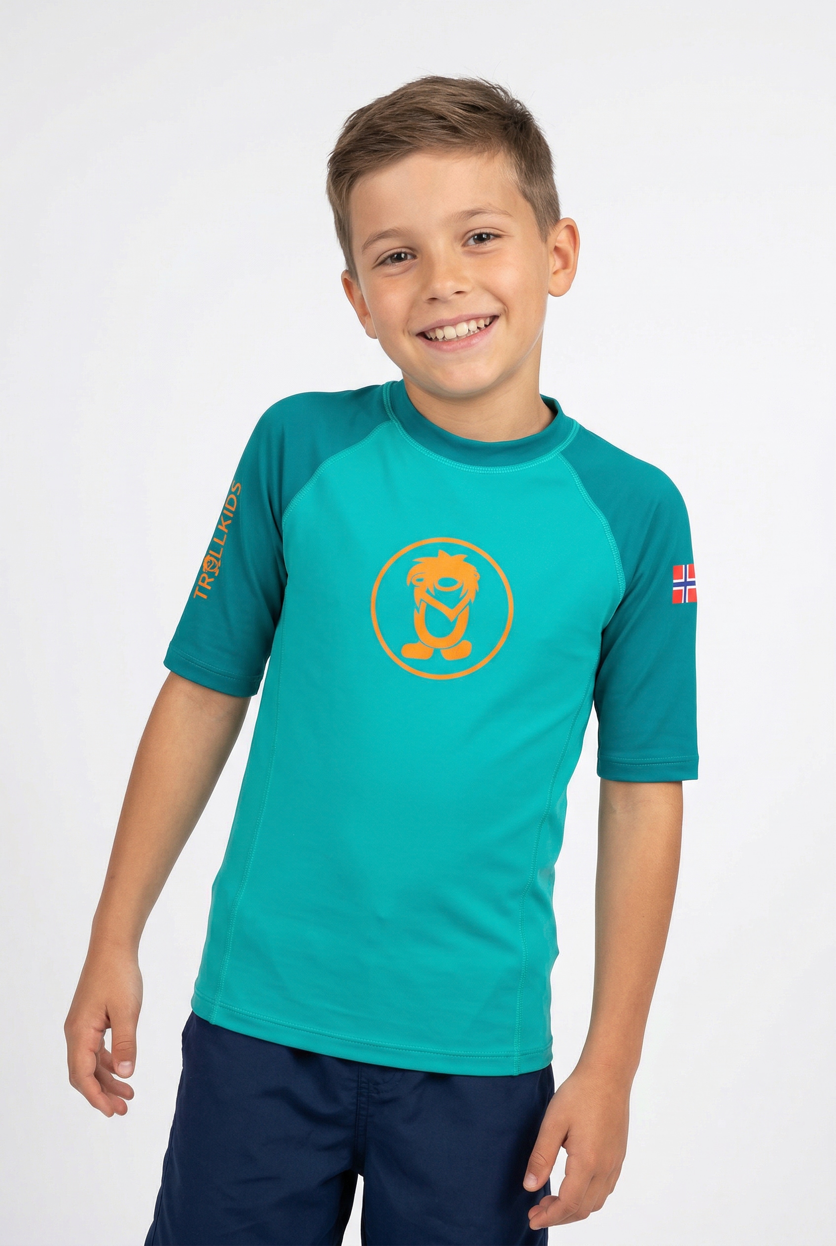 Image of TROLLKIDS Funktionsshirt "KIDS KVALVIKA T" für Kinder und Jugendliche, kurzärmlig, mit UV-Schutzfaktor 50+
