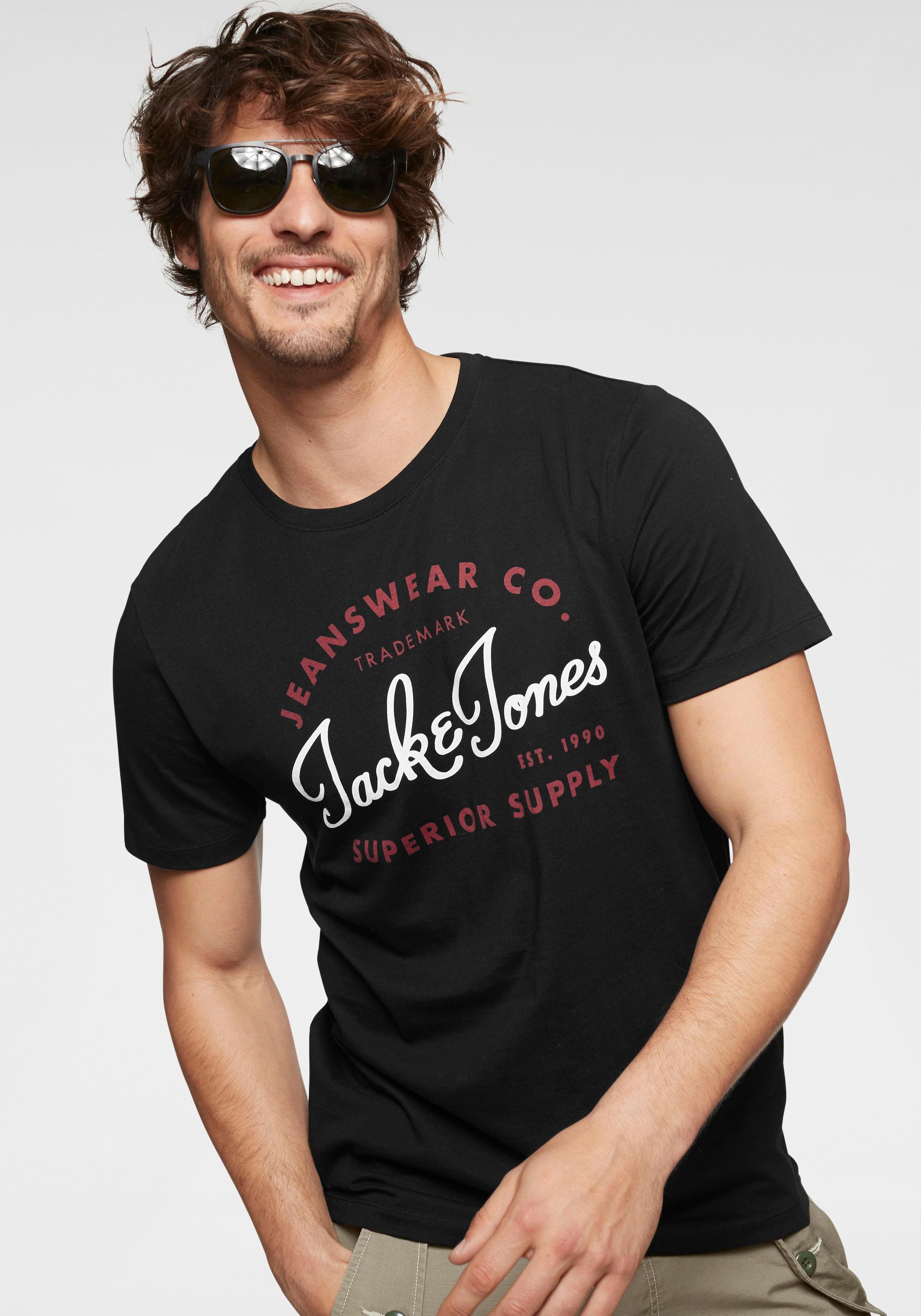 Image of Jack & Jones T-Shirt »LOGO TEE SS CREW NECK« bei Ackermann Versand Schweiz