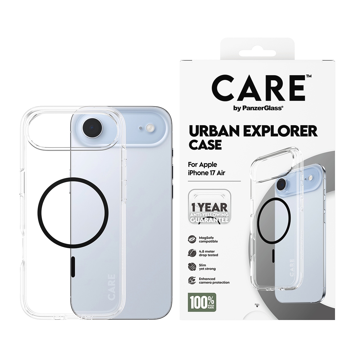 Image of CARE by PanzerGlass Handyhülle "Urban Explorer Case für Apple iPhone Air" Smartphones Backcover, Schutzhülle, Handyschutzhülle, Case, Schutzcase, stossfest