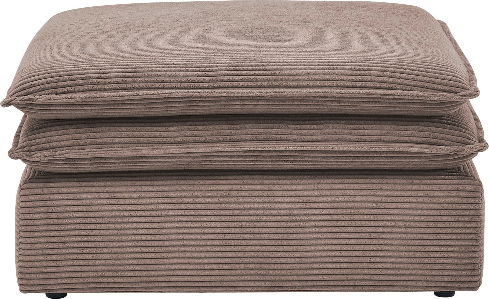 Places of Style Hocker »PIAGGE«, Hochwertiger Cord, passend zum Loveseat PIAGGE