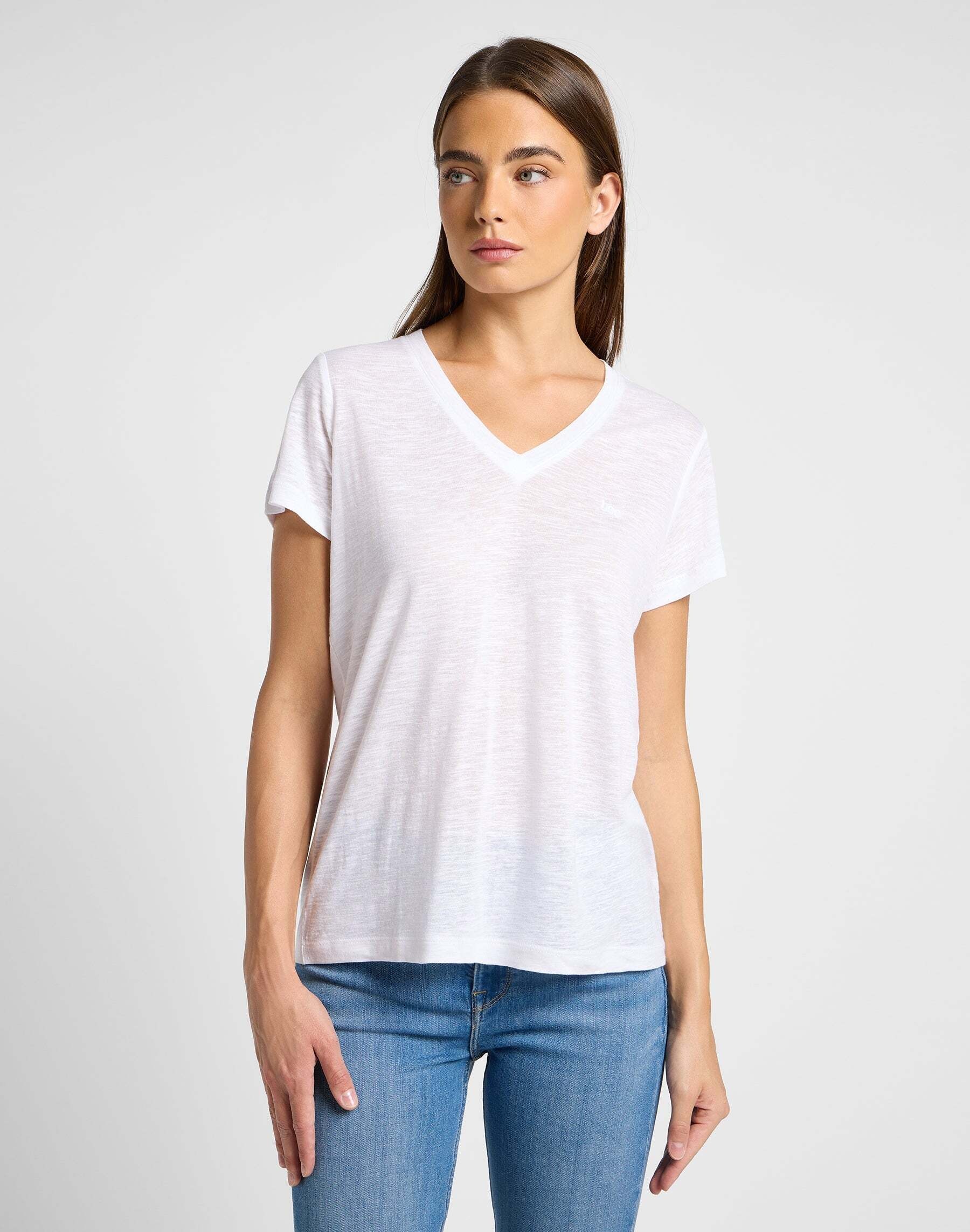 Image of Lee T-Shirt "Lee T-shirt V Neck Tee"