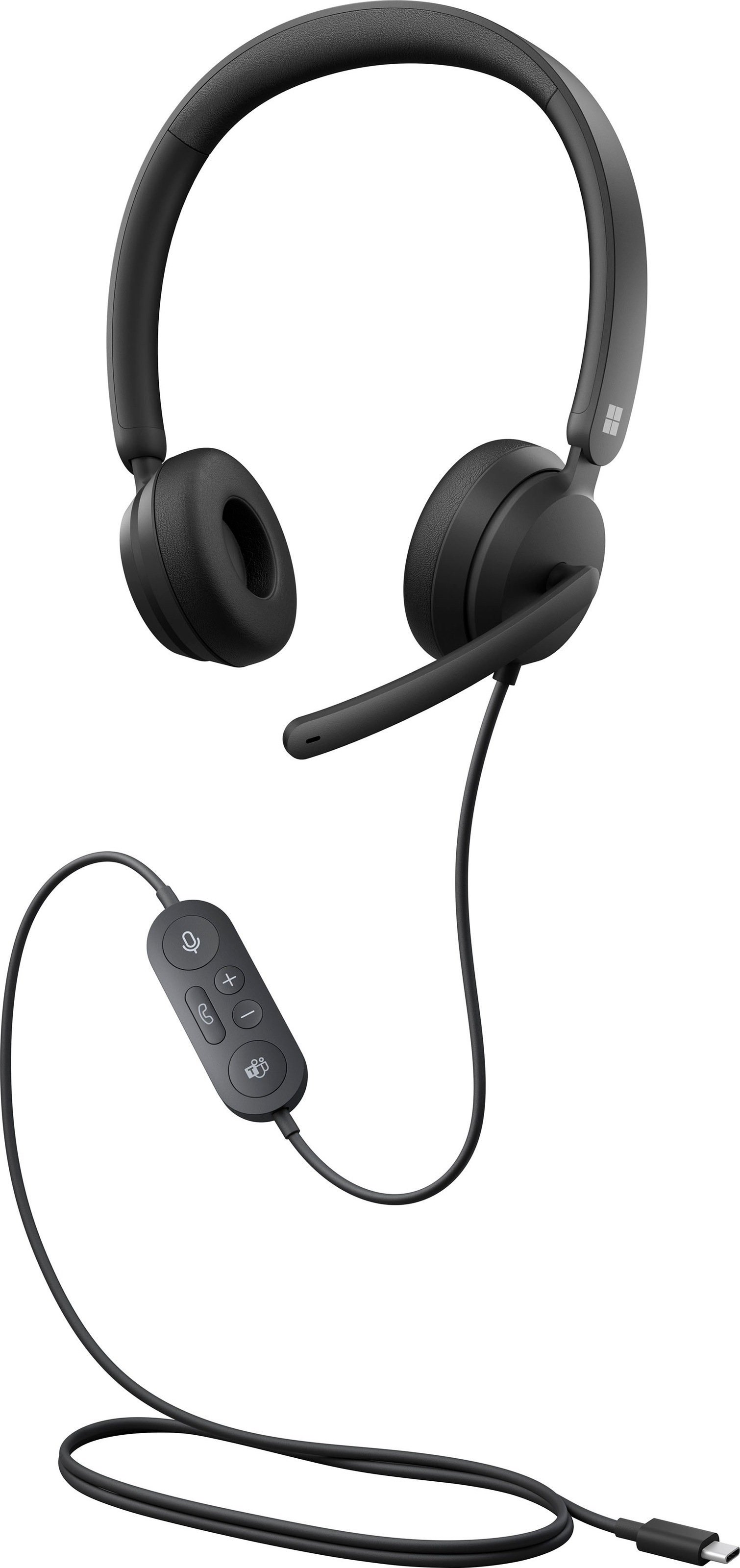 Microsoft On-Ear-Kopfhörer »Modern USB-C Headset«, Noise-Cancelling-integrierte Steuerung für Anrufe und Musik