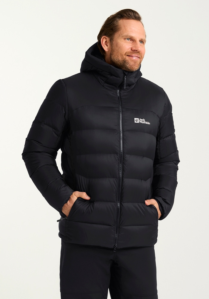 Image of Jack Wolfskin Daunenjacke "NEBELHORN DOWN HOODY M RDS" mit Kapuze