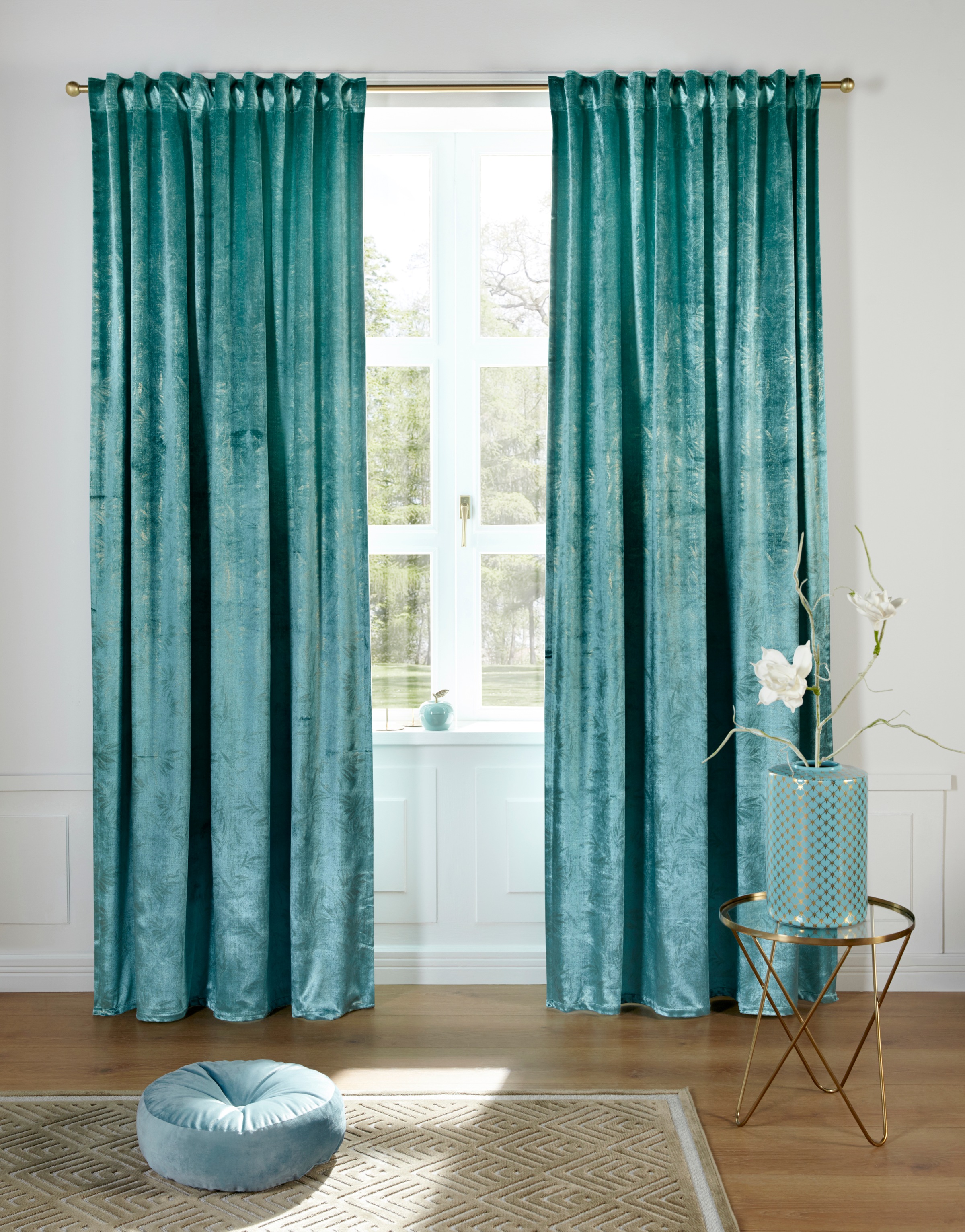 Image of Guido Maria Kretschmer Home&Living Vorhang »Jasmina«, (1 St.), blickdicht, Samtoptik, monochrom bei Ackermann Versand Schweiz