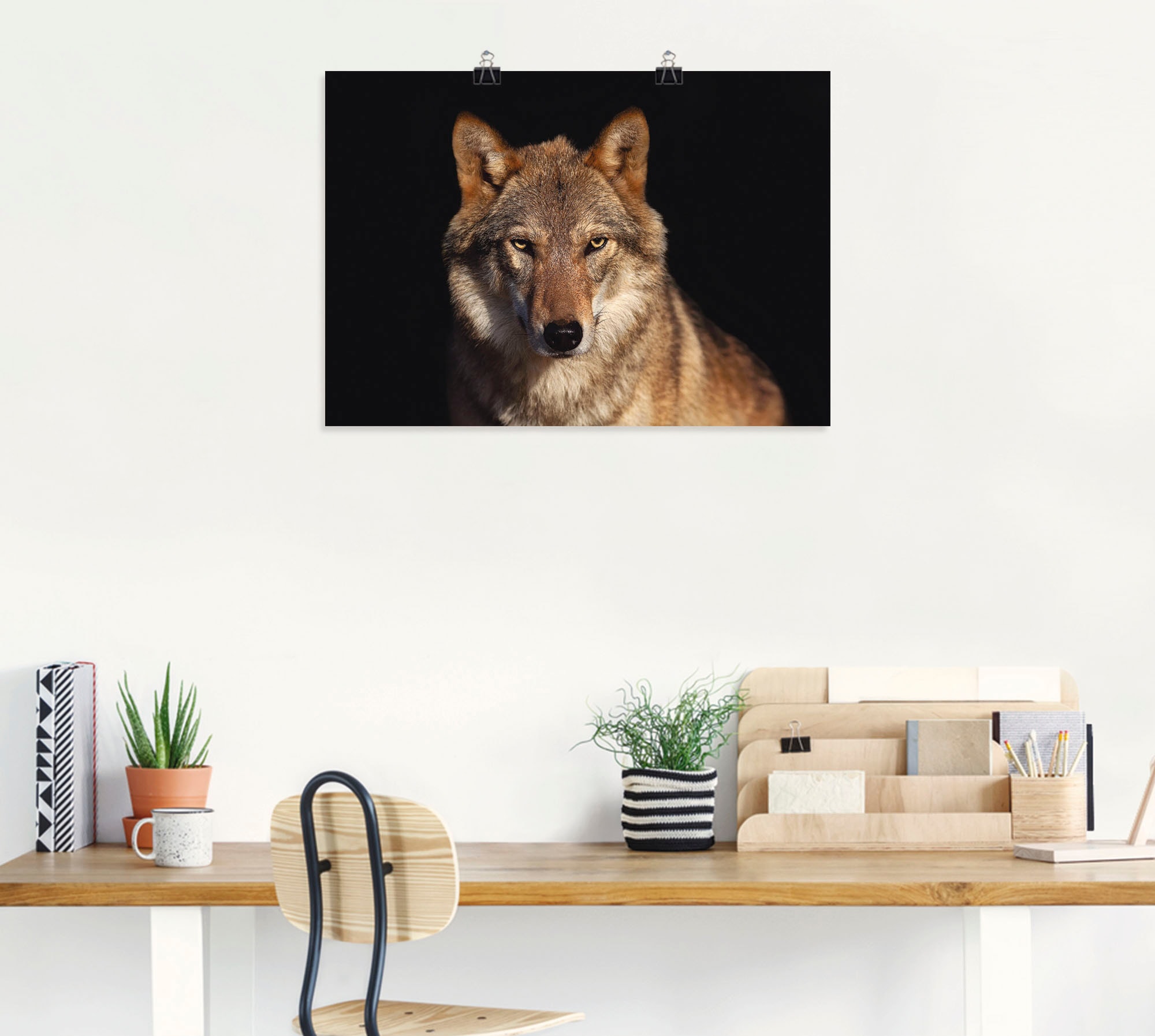Artland Poster »Wolf« Wildtiere 1 Stk. tlg. ohne Rahmen