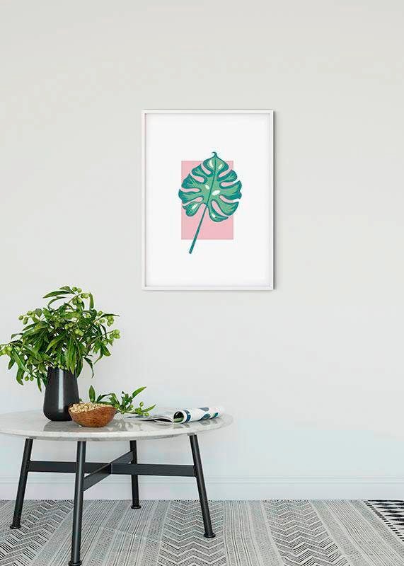 Komar Bild »Minnie Mouse Leaf«, Disney, (1 St.), Wandbild zur Dekoration im Kinderzimmer - ohne Rahmen