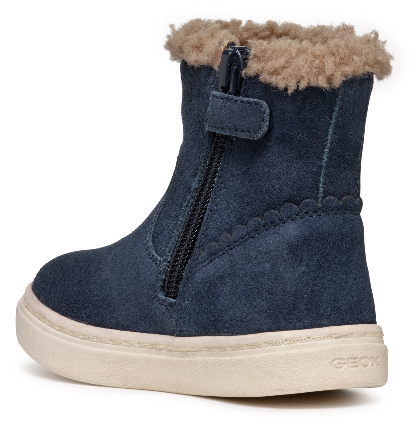 Geox Winterboots »B NASHIK GIRL A«, Klettstiefel, Babystiefel Winterstiefel mit süssem Patch