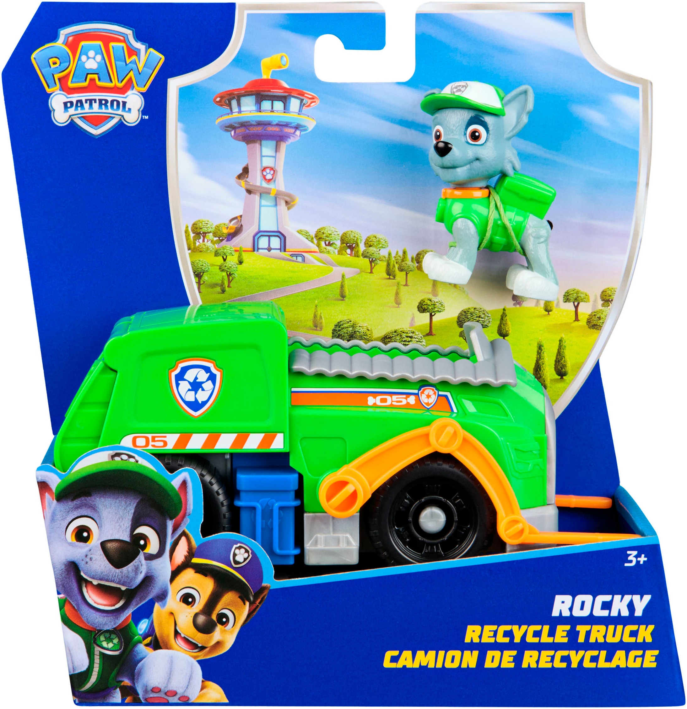 Spin Master Voiture-jouet »PAW Patrol, Sust. Basic Vehicle Rocky« zum Teil aus recycelten Material