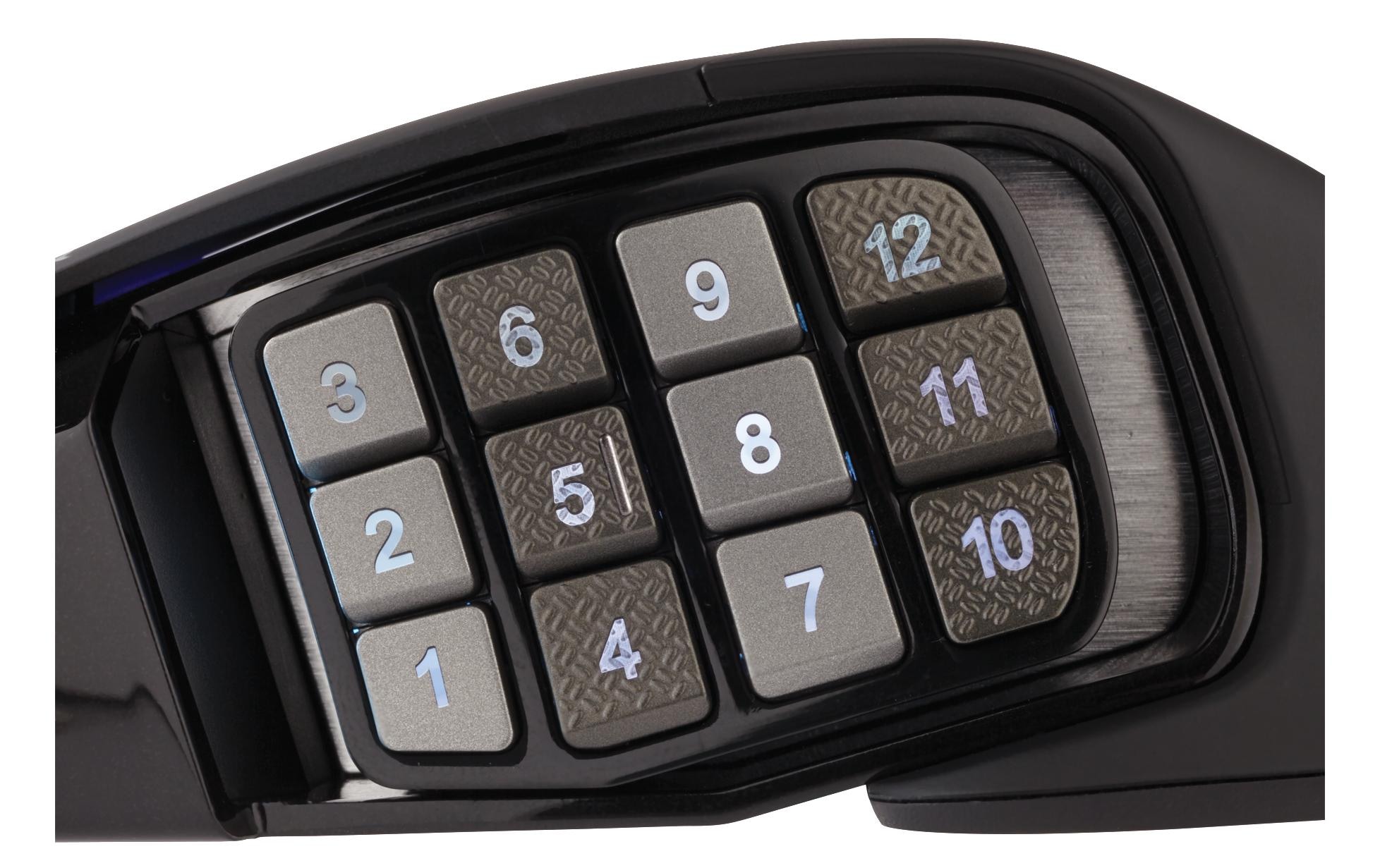 Corsair Gaming-Maus »Corsair Scimitar RGB Elite, schwarz«, kabelgebunden