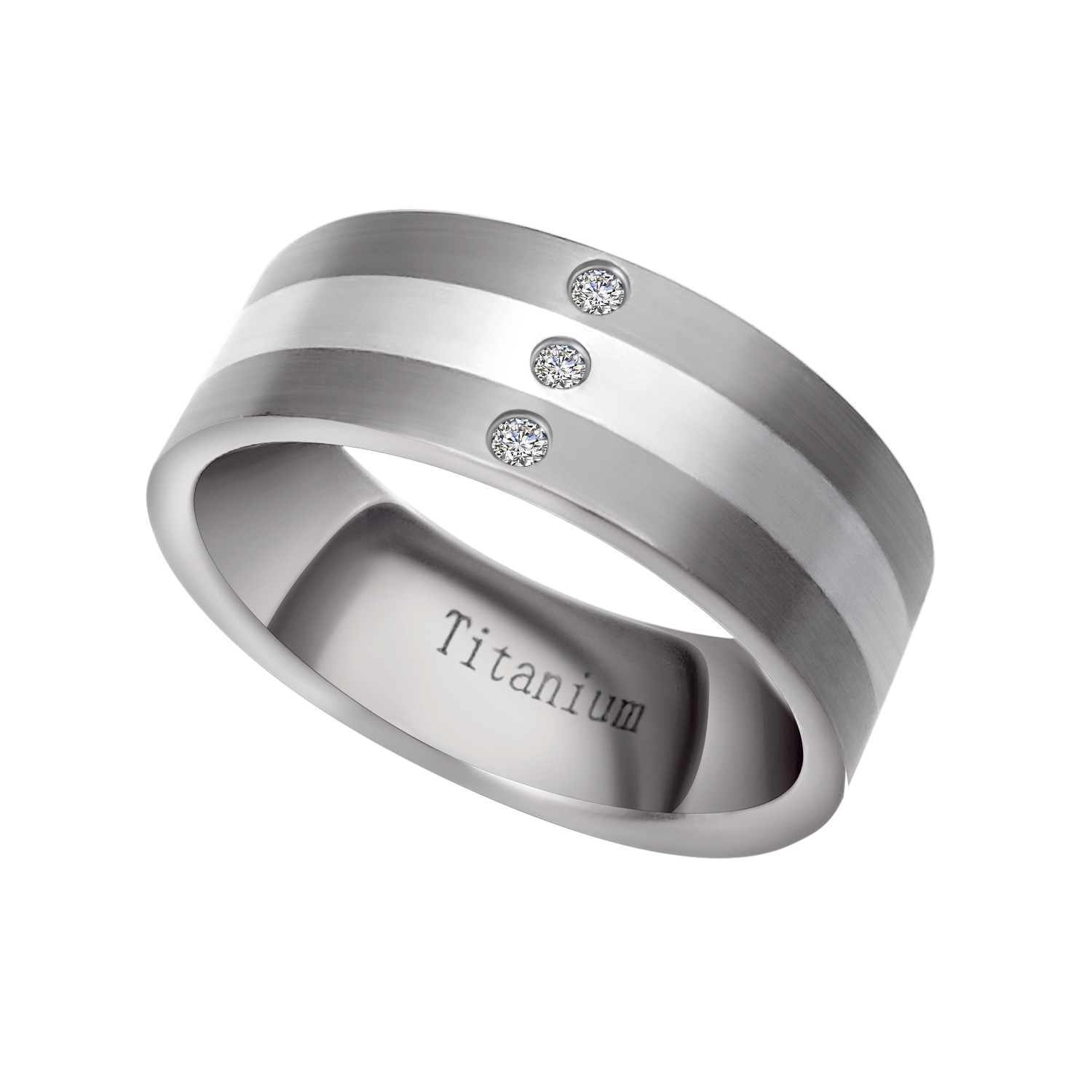 Firetti Partnerring »Schmuck Geschenk "LIEBE" Titan«, mit oder ohne Zirkonia (synth.)