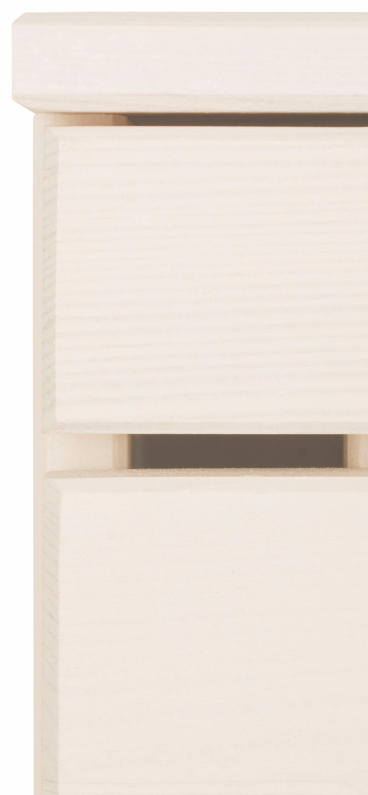 Breite Waschbeckenunterschrank »Josie«, 60, versandkostenfrei & 2 Schublade Massivholz, Home aus Metallgriffe, Türen auf 1 affaire