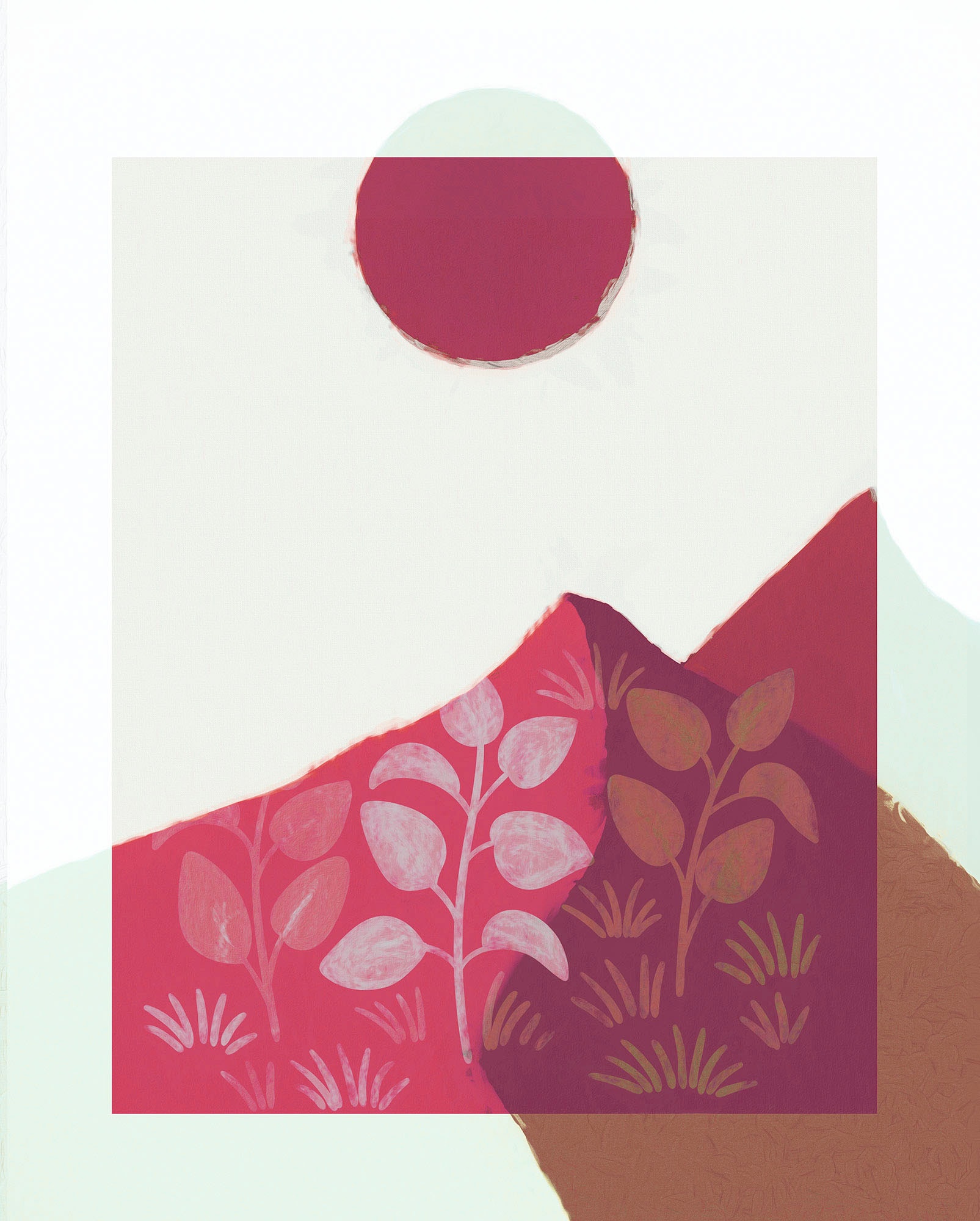 Image of Komar Bild "Plant a Garden" Natur 1 Stk. tlg. Wandbild zur Dekoration - ohne Rahmen