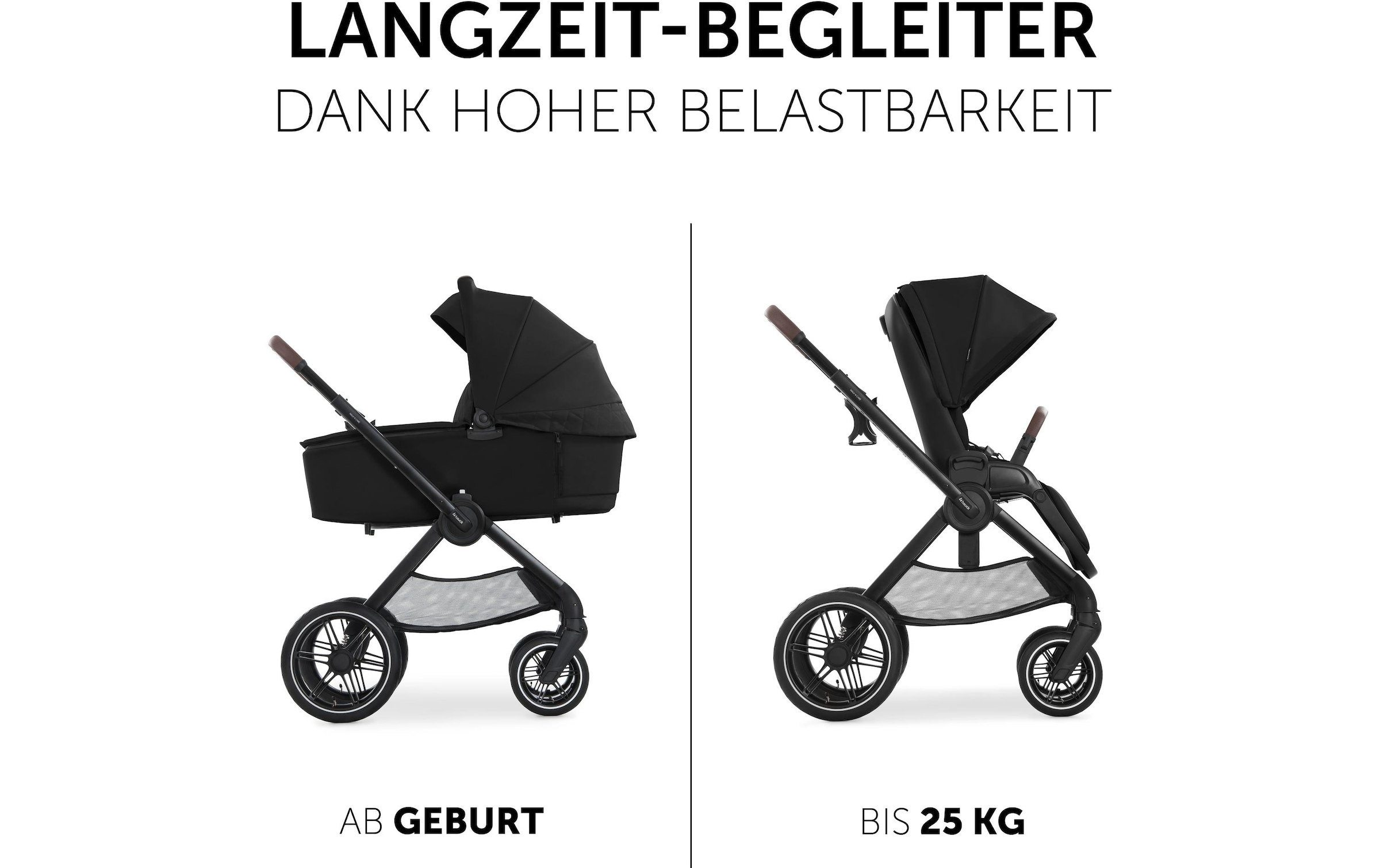 Hauck Kombi-Kinderwagen »Walk N Care«, 22 kg