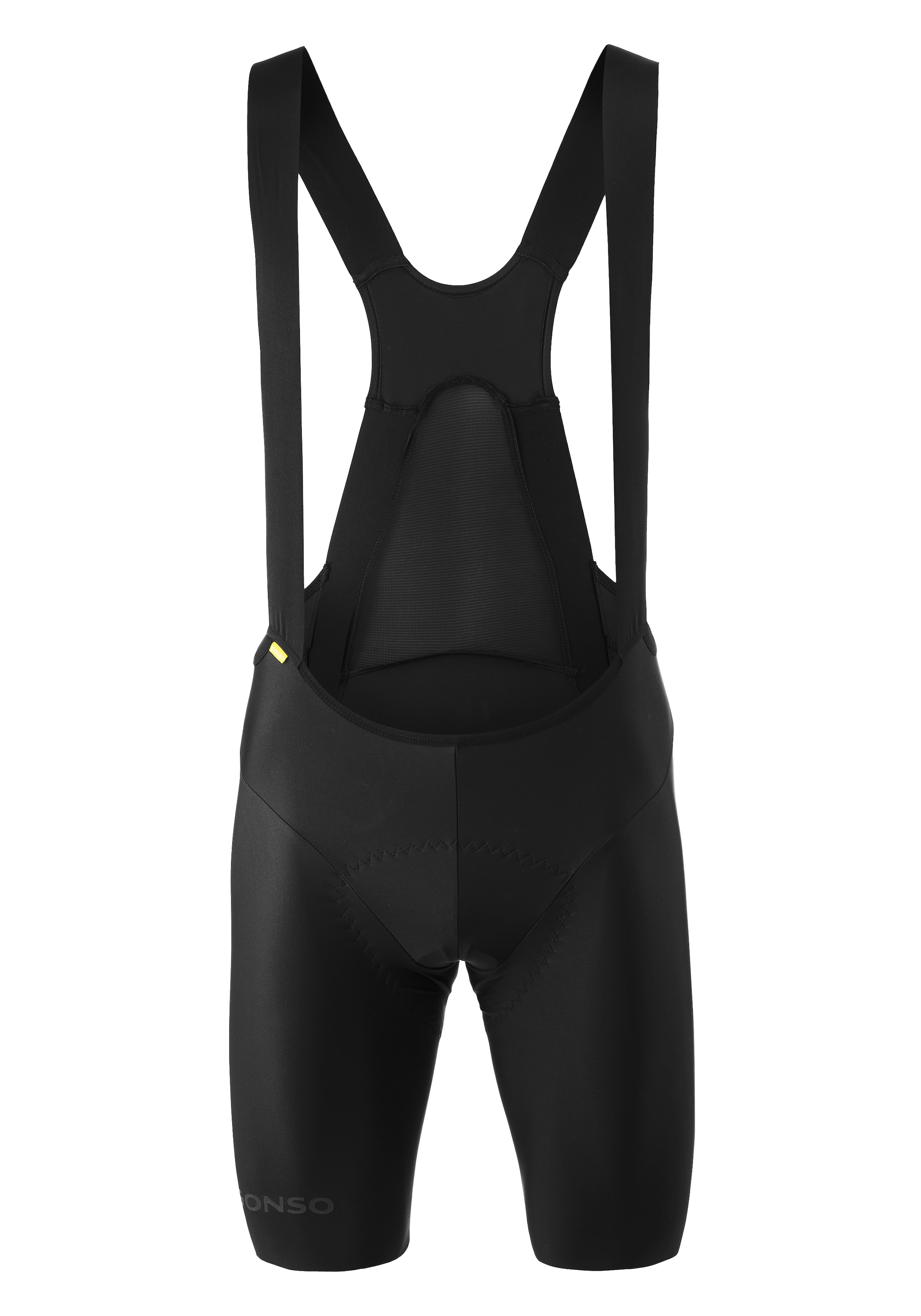 Image of Gonso Fahrradhose "Ride Miles Bib Circle M" Rutschsichere Beinabschlüsse mit Lasercut