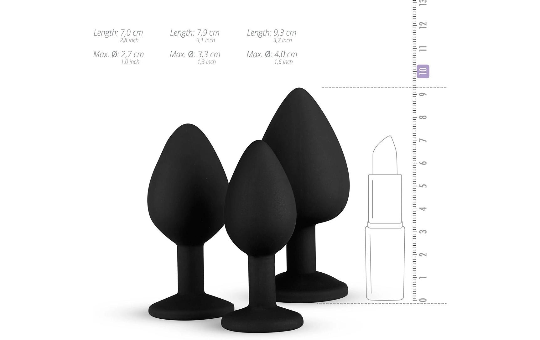   Analplug »Anal Plug aus Silikon mit Diamant« ()