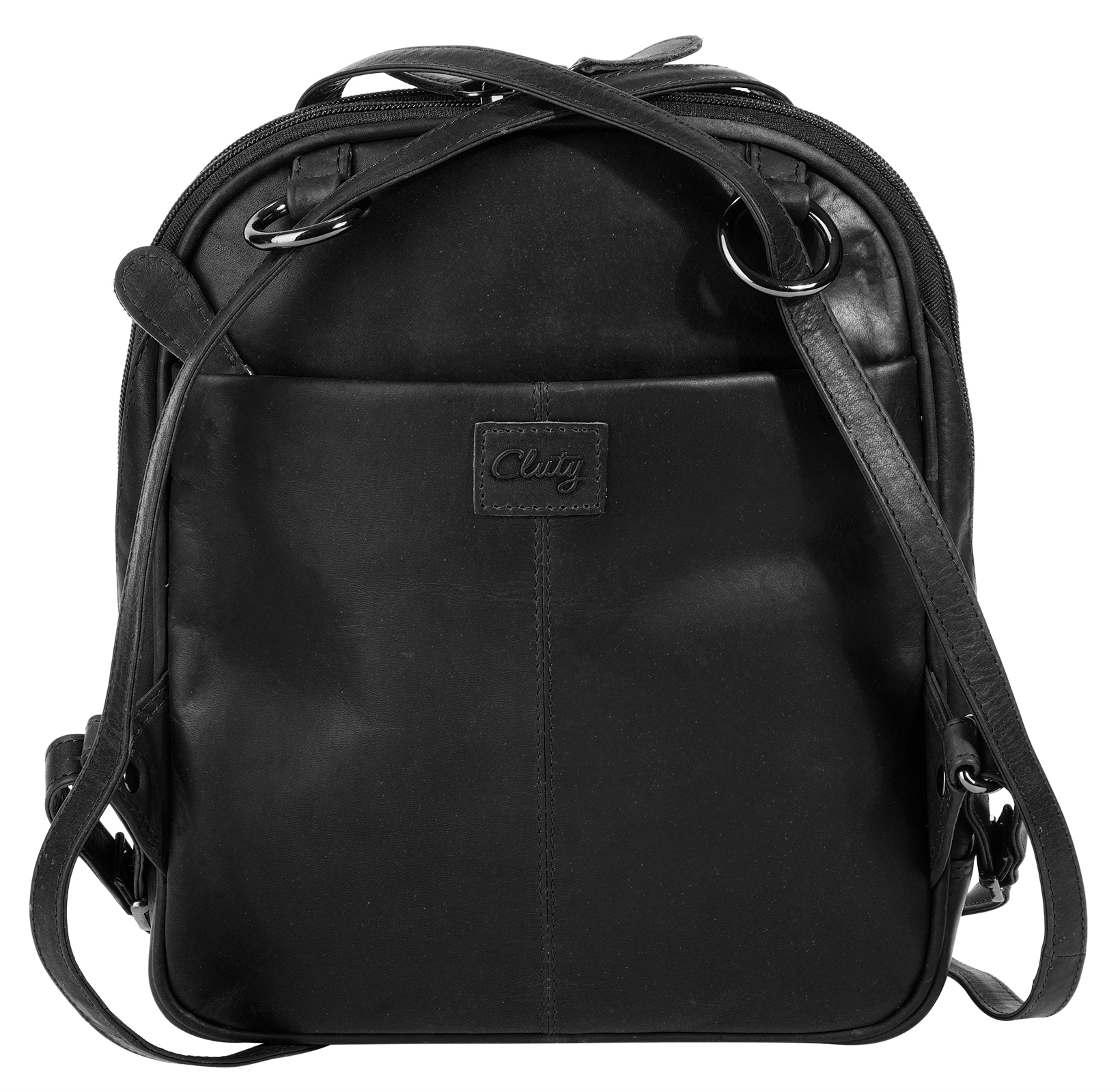 Cluty Cityrucksack, echt Leder