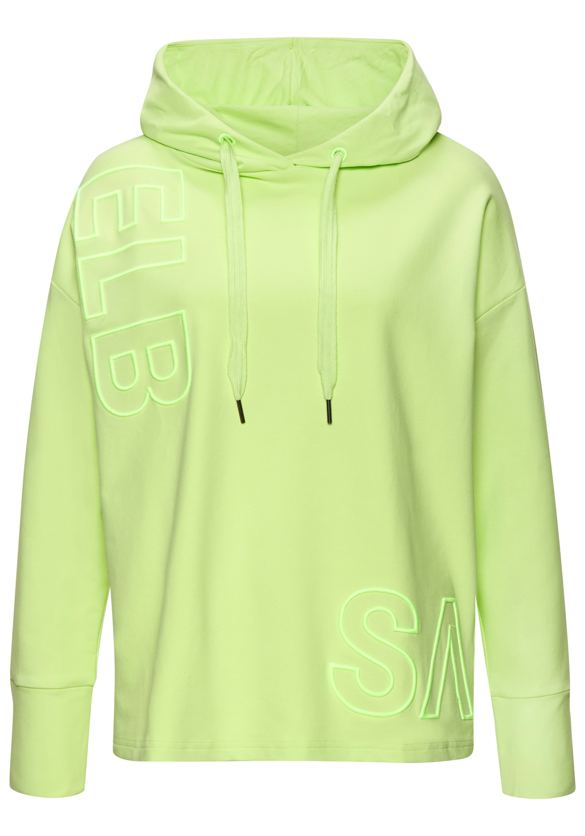 Elbsand Kapuzensweatshirt »Elgin«, mit Logostickerei, lockerer Hoodie aus elastischer Baumwolle
