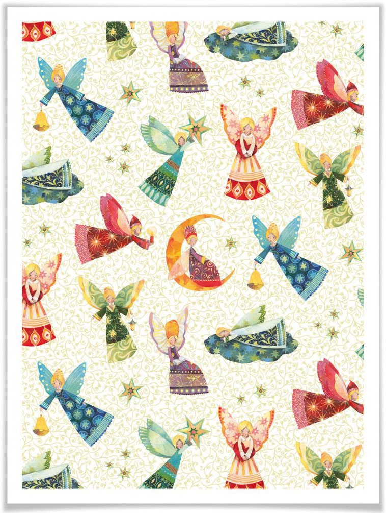 Image of Wall-Art Poster »Märchen Wandbilder Leuchtende Engel«, Engel, (1 St.), Poster, Wandbild, Bild, Wandposter bei Ackermann Versand Schweiz