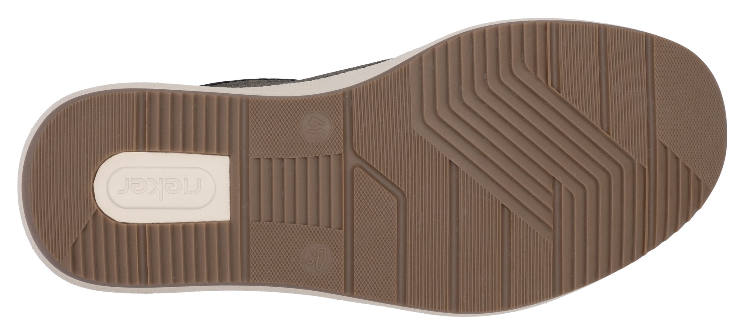 Rieker Sneakers  , Halbschuh, Freizeitschuh, Schnürschuh mit seitlichem Reissverschluss