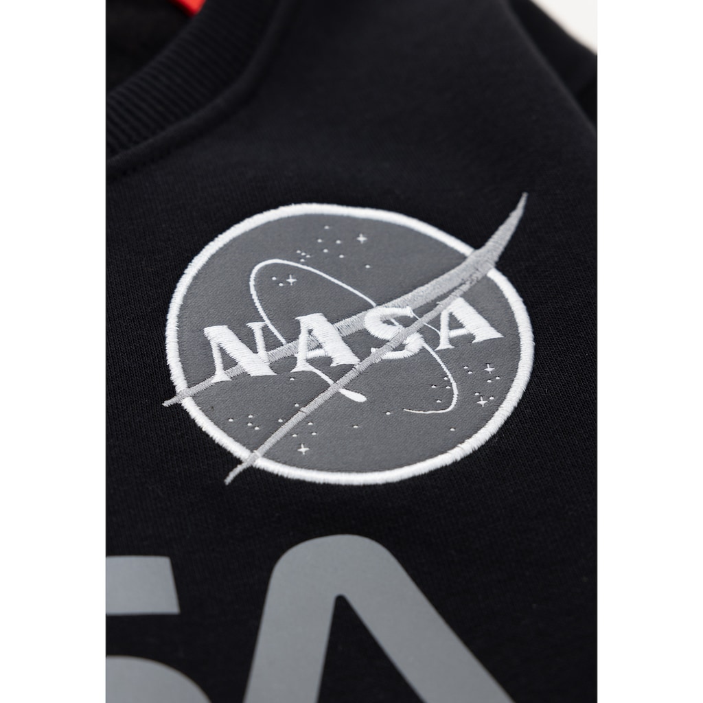 Alpha Industries Kapuzenshirt »ALPHA INDUSTRIES Kids - Sweatshirts NASA Reflective Sweater Kids«