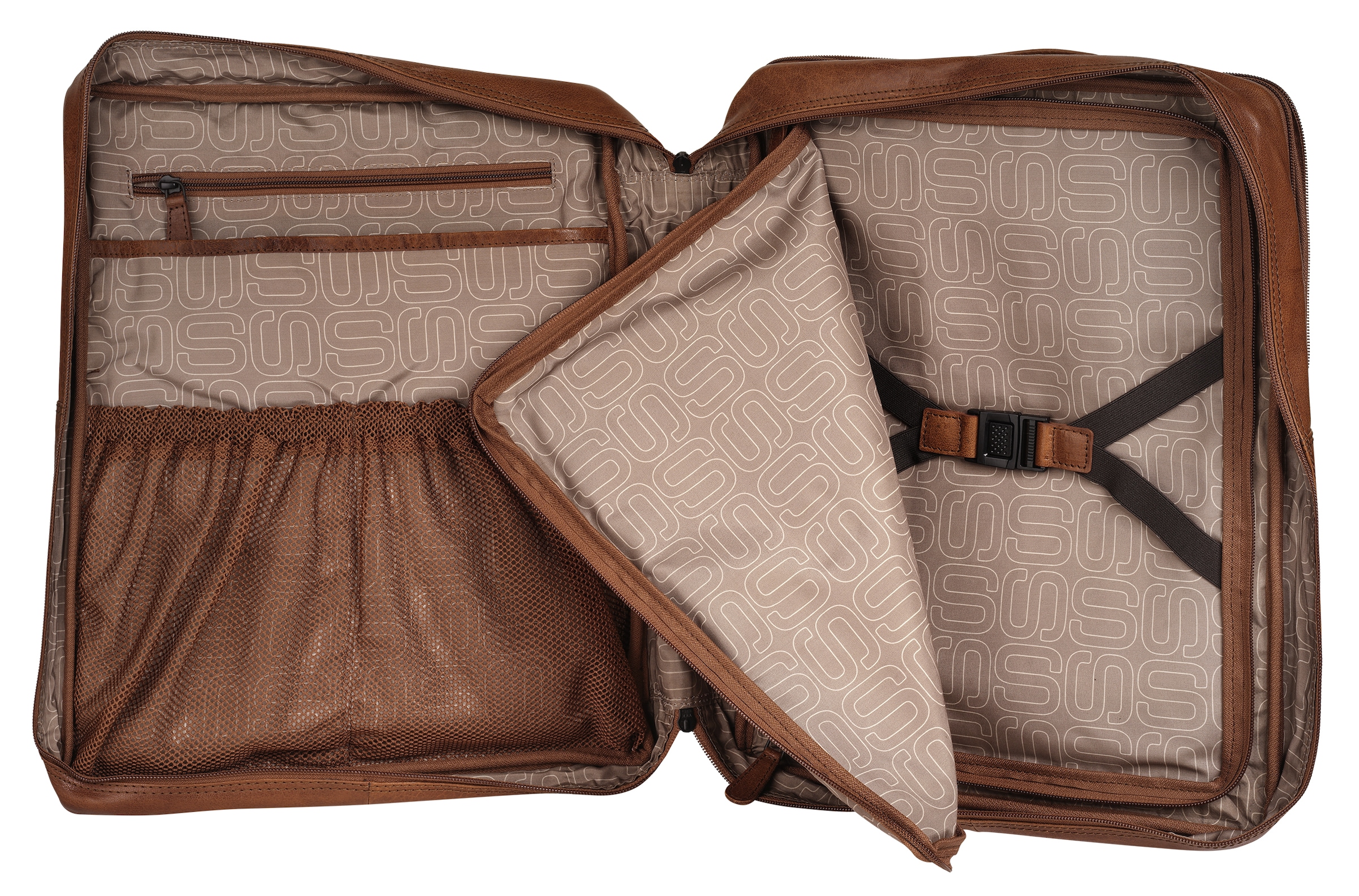 Spikes & Sparrow Laptoprucksack echt Leder