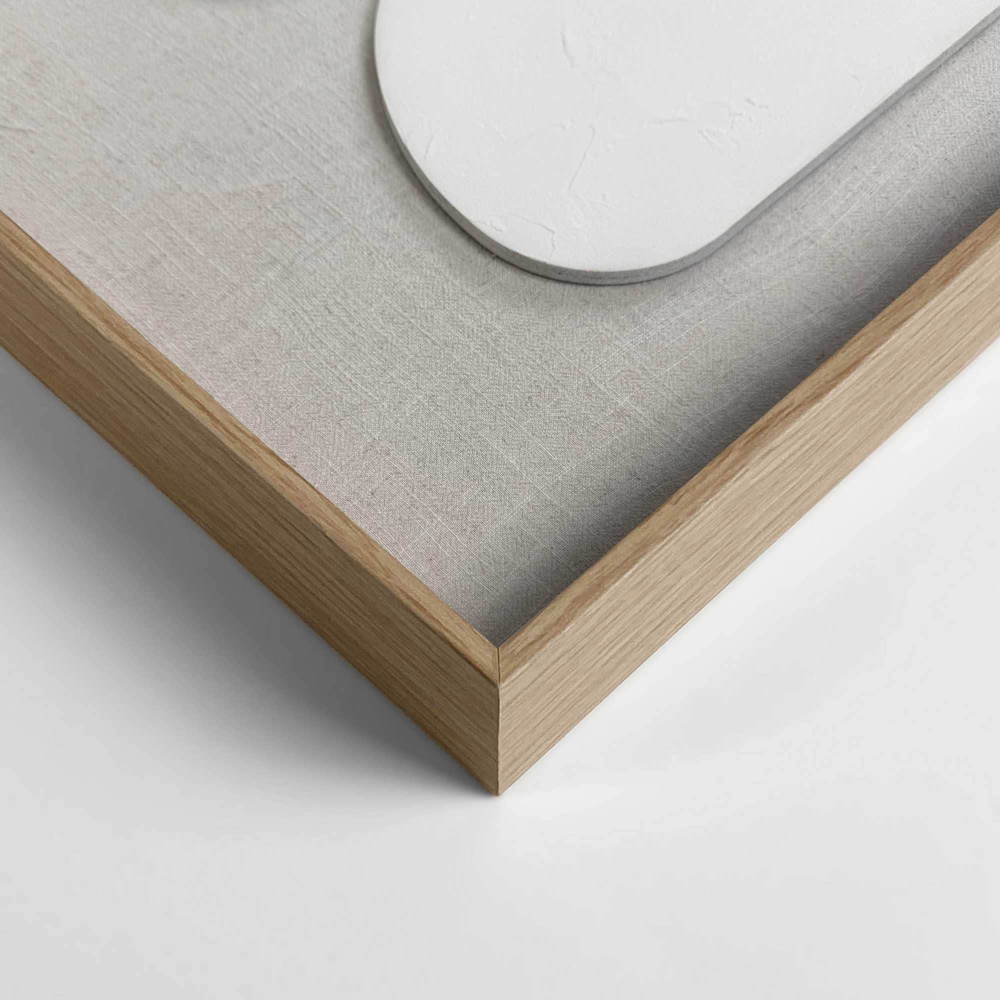 Reinders! Fresque murale »Organic Blocks« Wohnzimmer - Beige - MDF - Abstrakt - 50x70 cm